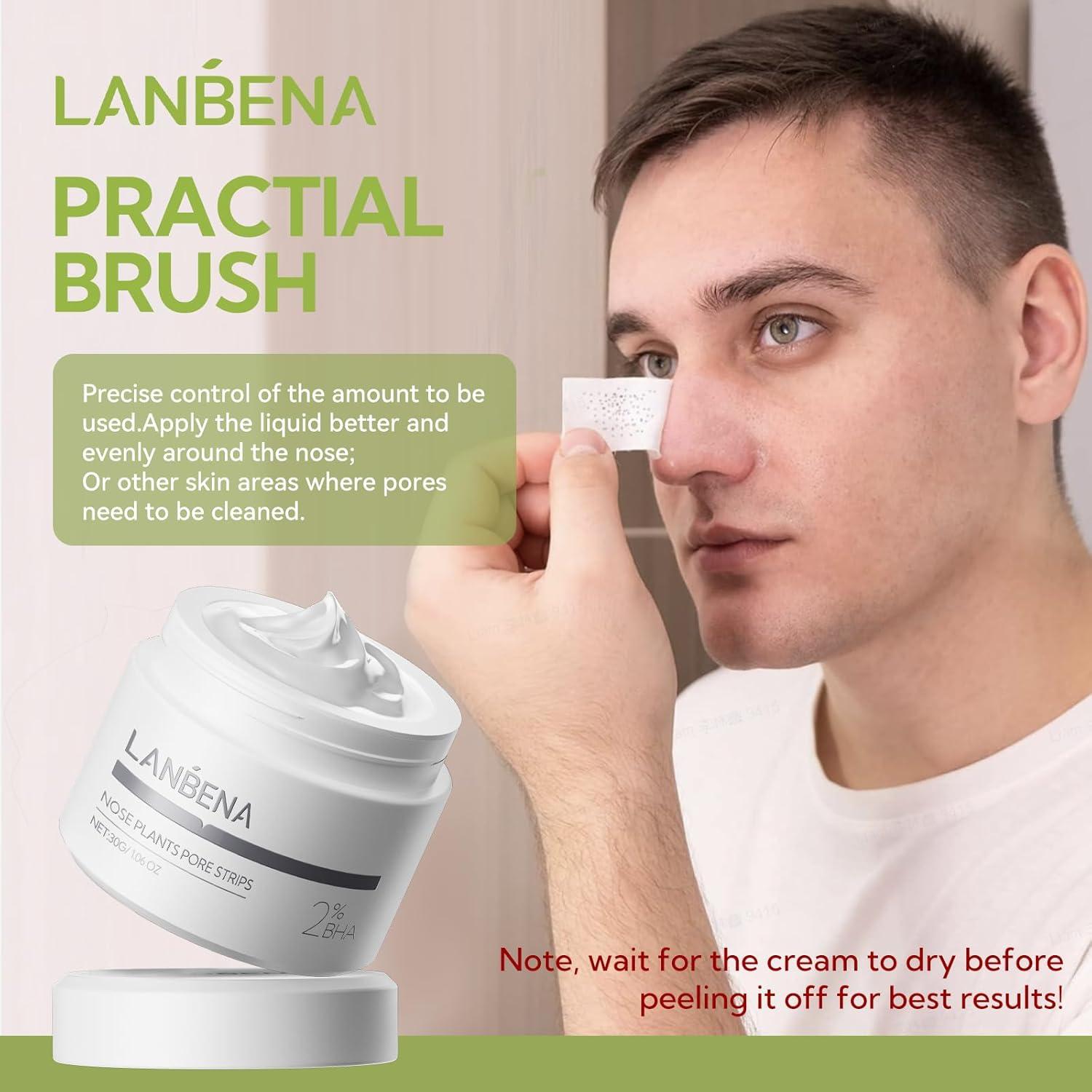 Mascarilla Peel Off LANBENA 30g - Eliminador de Puntos Negros