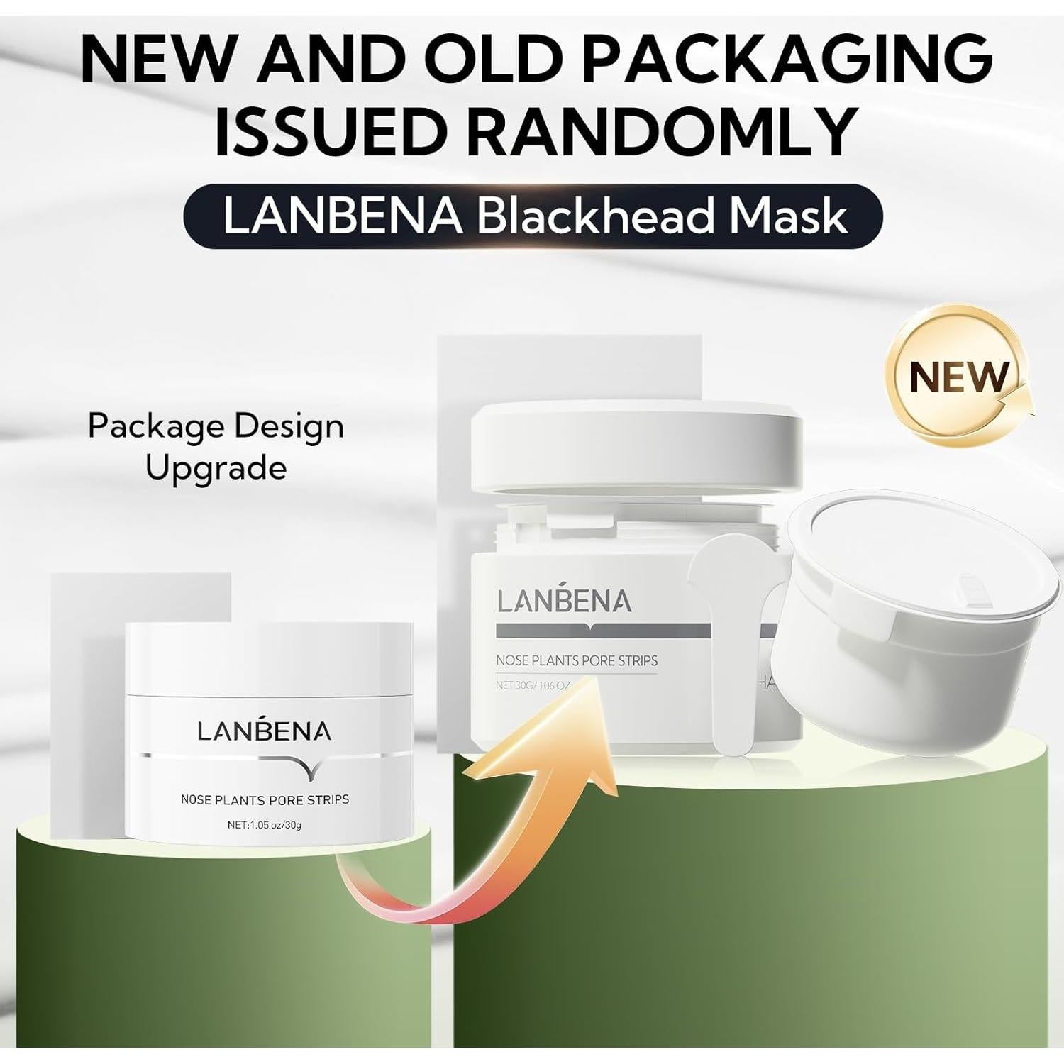 Mascarilla Peel Off LANBENA 30g - Eliminador de Puntos Negros