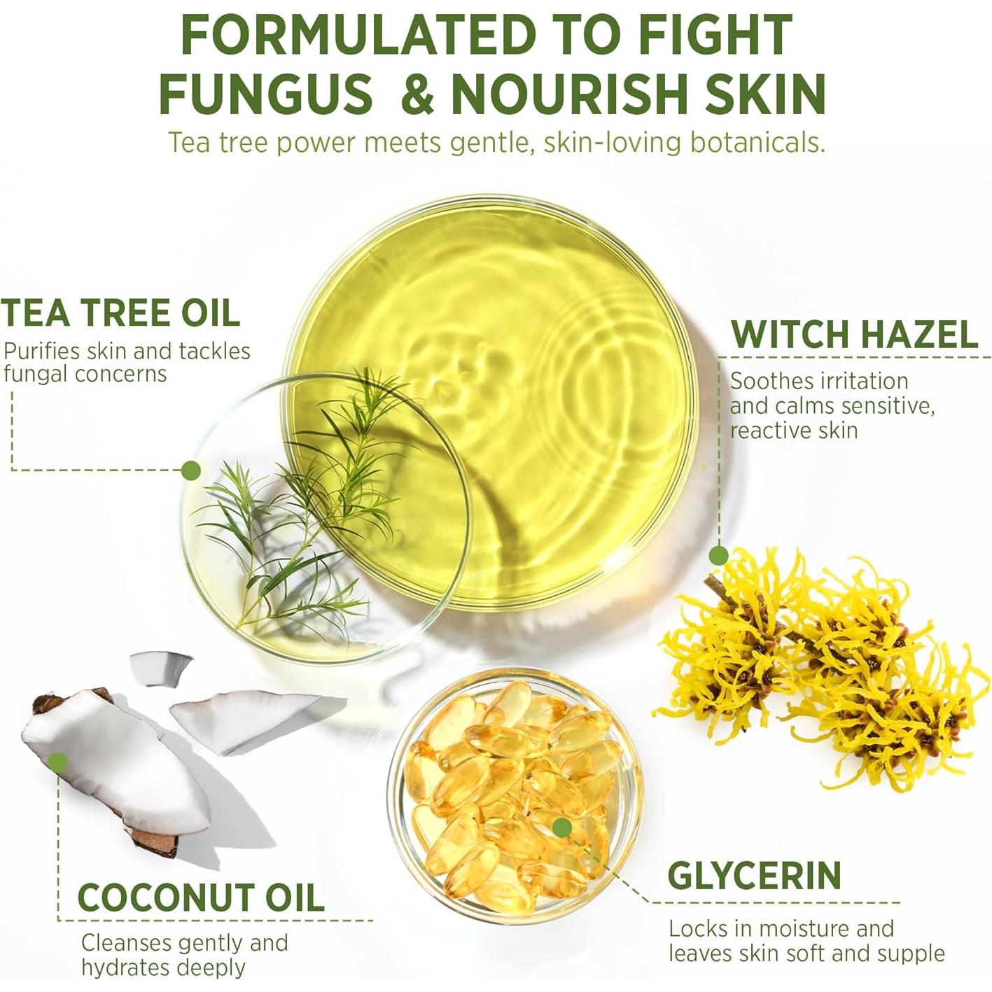 Jabón Antifúngico Antibacteriano Roycederm 226g Tea Tree