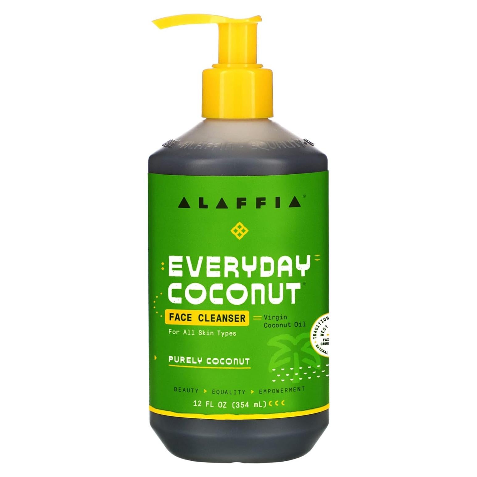 Limpiador Facial de Coco Alaffia 354 ml Vegano Hidratante