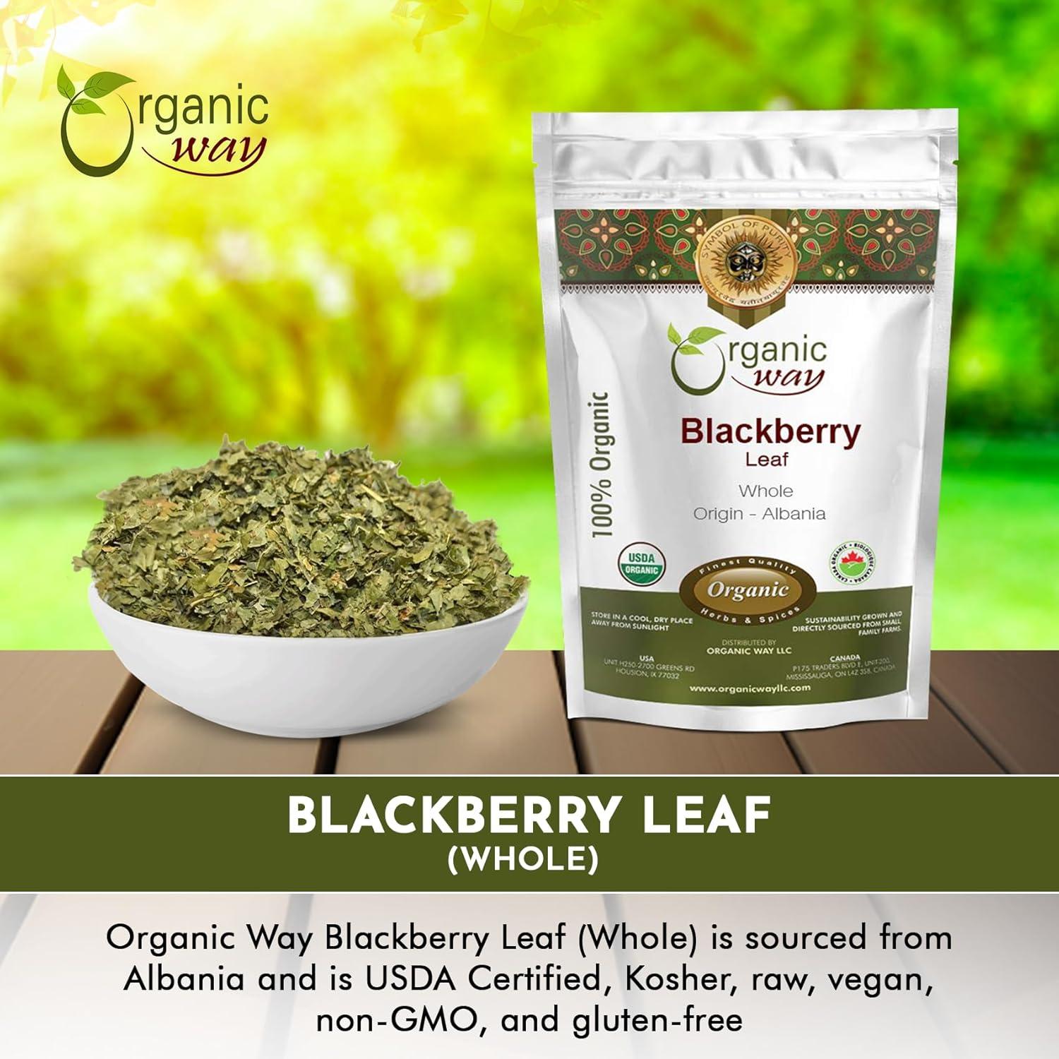 Hoja de Mora Seca Orgánica Entera 450g - Organic Way