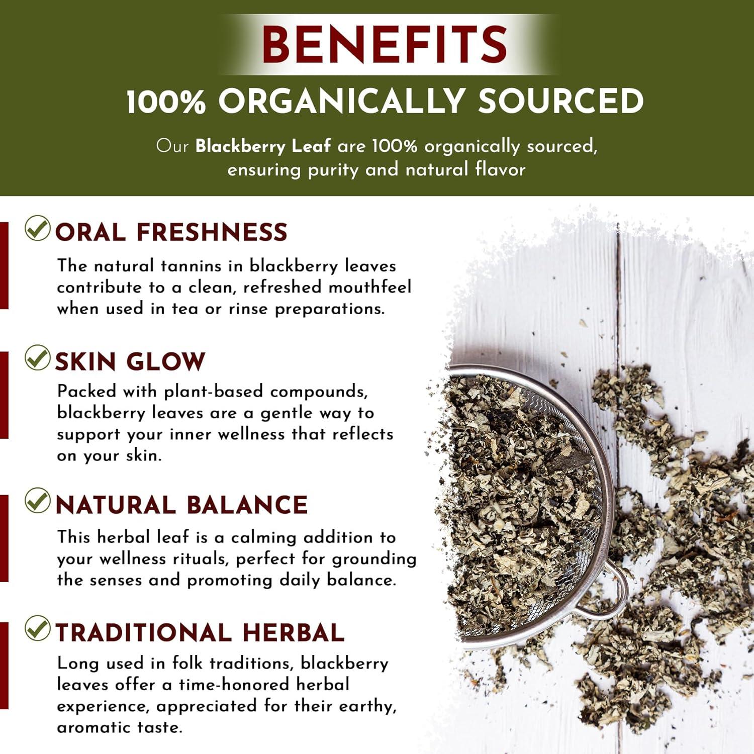 Hoja de Mora Seca Orgánica Entera 450g - Organic Way