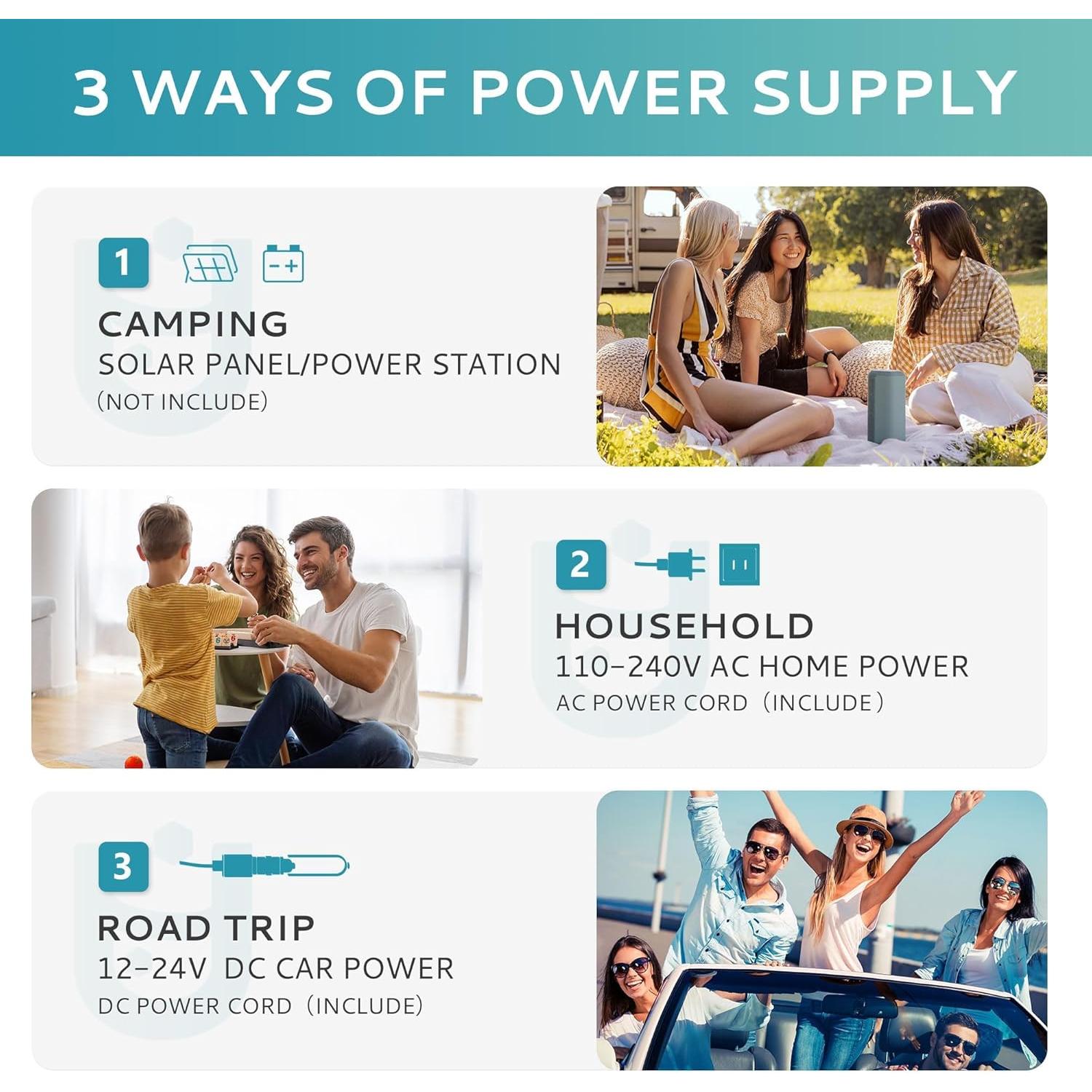 Refrigerador Portátil EUHOMY CFL-16 16L 12V/24V AC