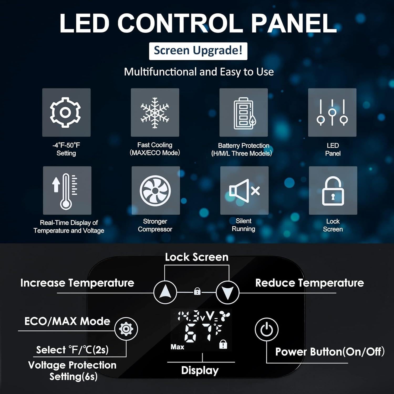 Refrigerador Portátil EUHOMY CFL-16 16L 12V/24V AC