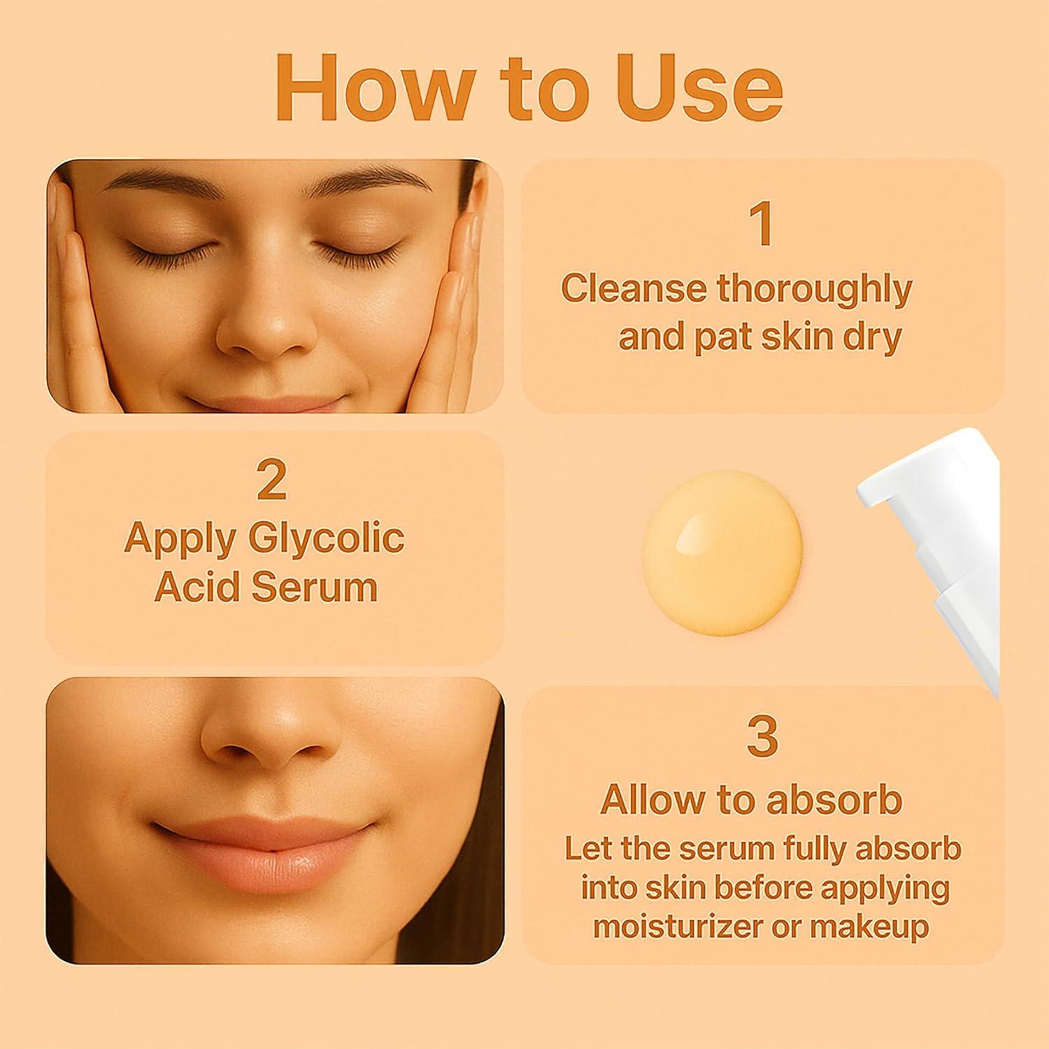 Suero Exfoliante Ácido Glicólico Bambalo 30ml - Hidratante y Aclarador