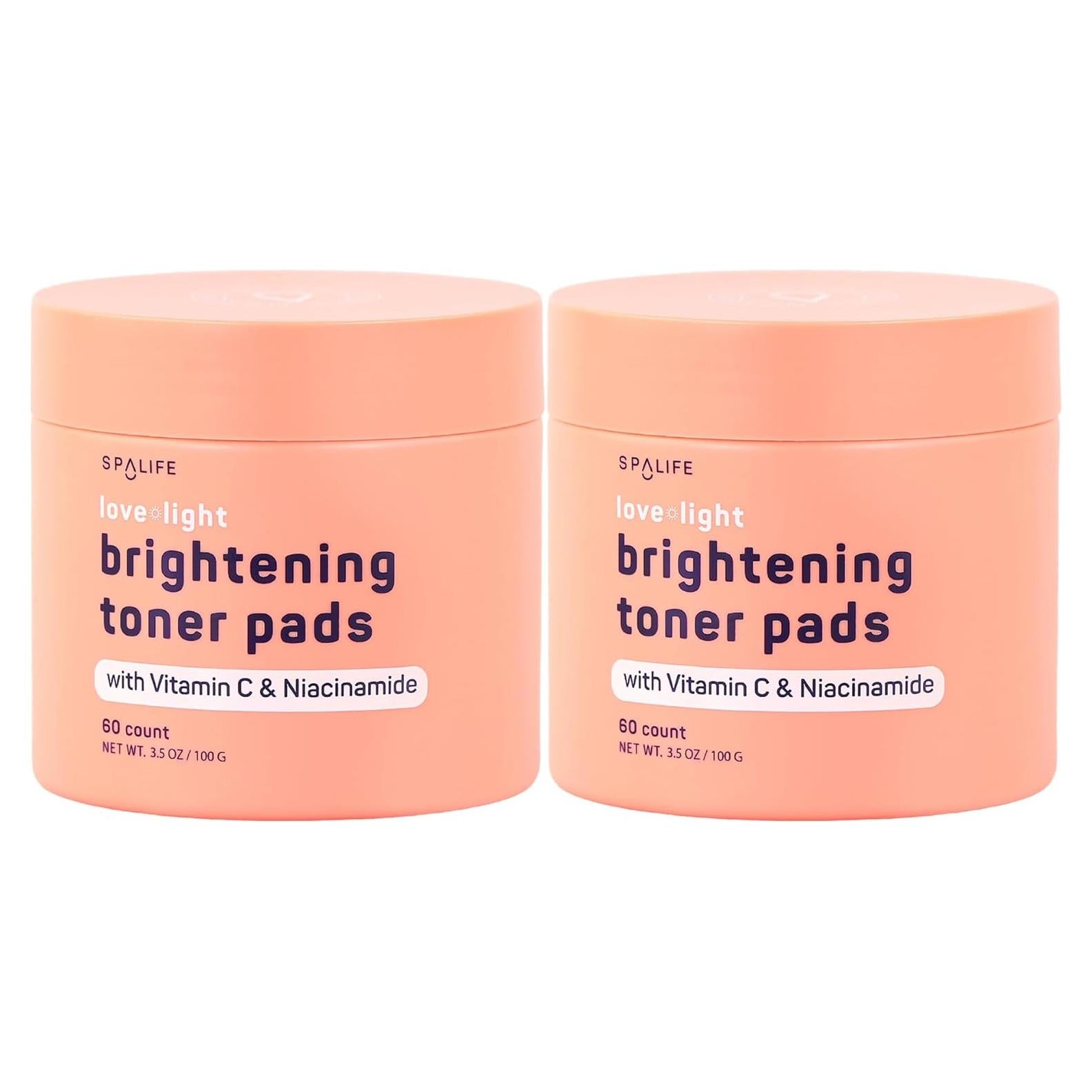 Almohadillas Tonificantes SpaLife Amor y Luz - Vitamina C y Niacinamida