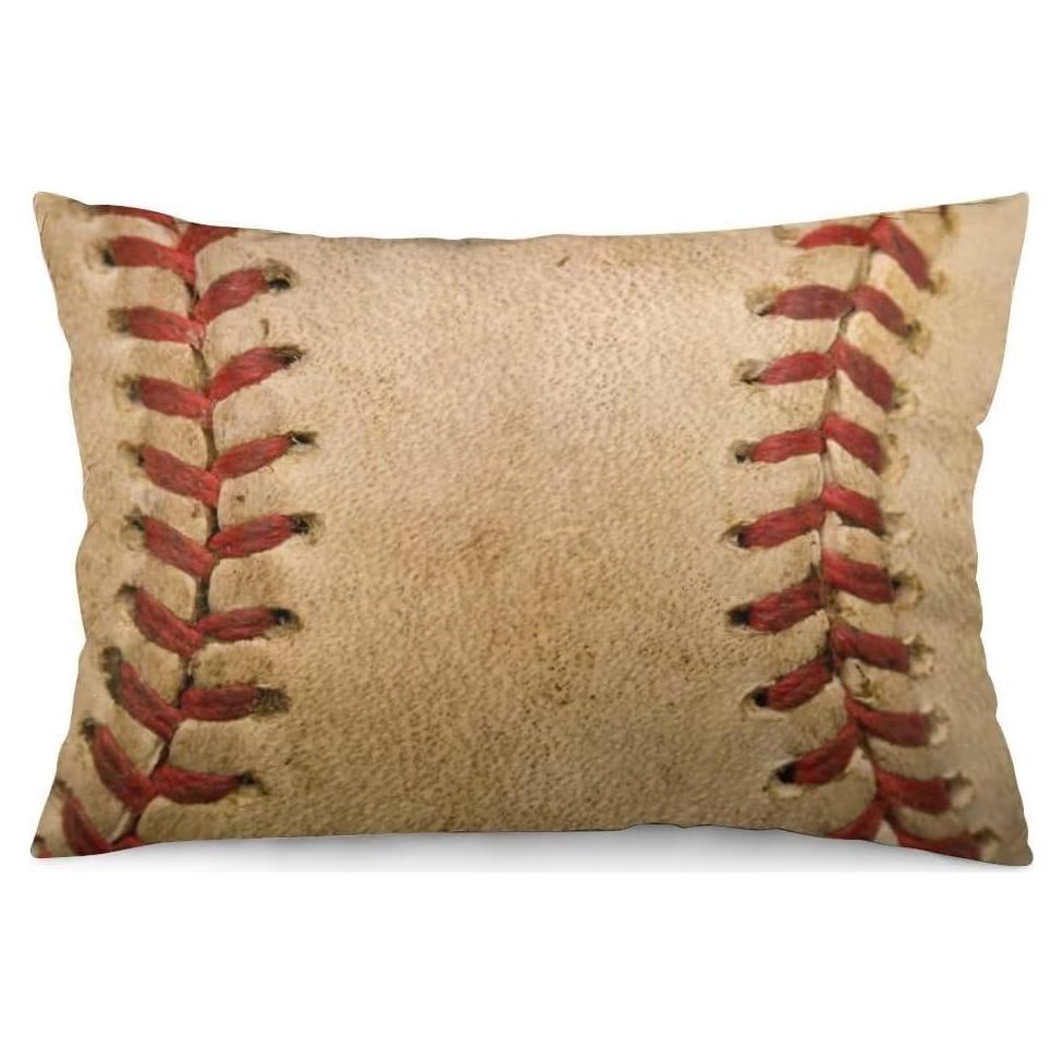 Funda de Cojín Decorativa YUDILINSA 50x76 cm Béisbol