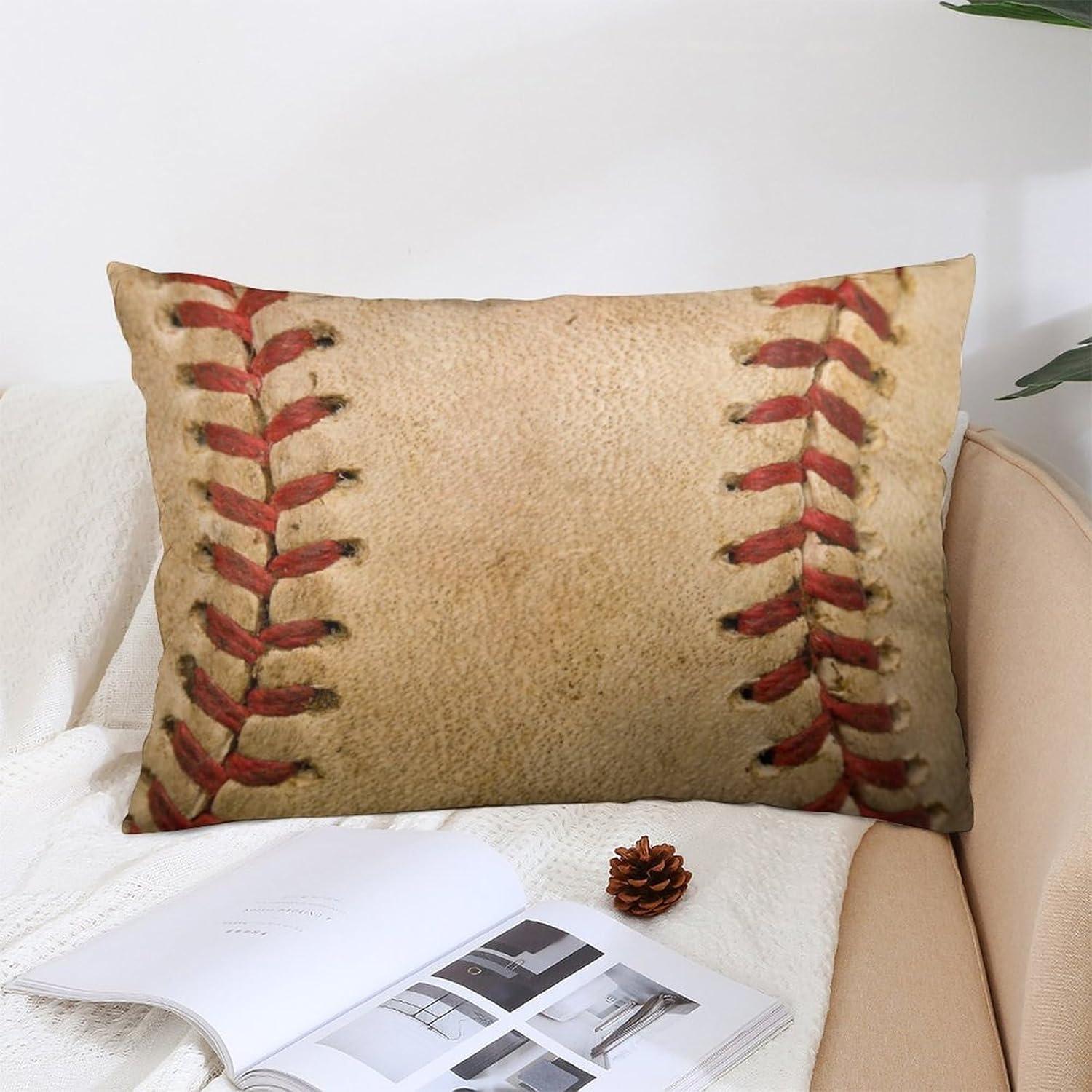 Funda de Cojín Decorativa YUDILINSA 50x76 cm Béisbol