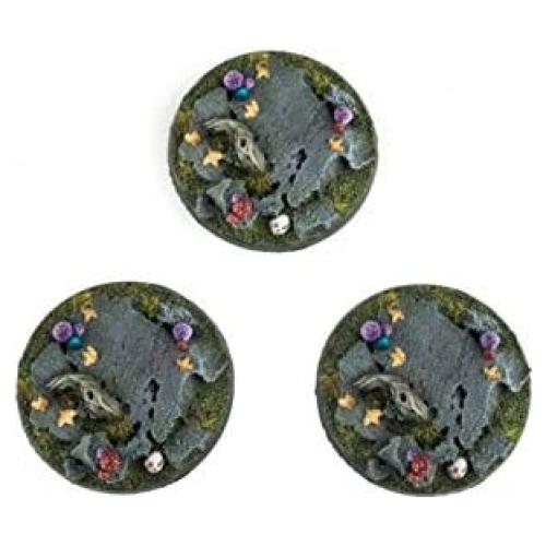 Bases de Miniaturas Duende Setas Bosque Oscuro 50mm - War World Gaming