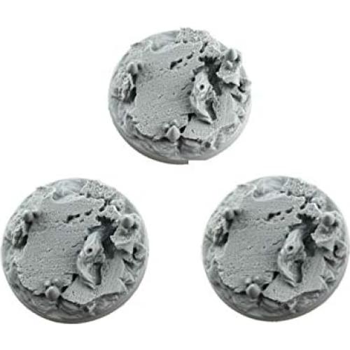 Bases de Miniaturas Duende Setas Bosque Oscuro 50mm - War World Gaming