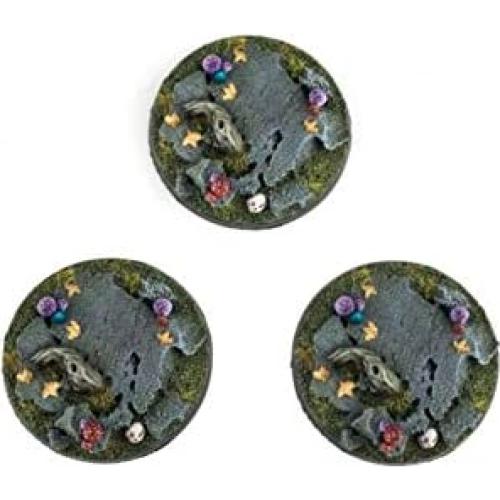 Bases de Miniaturas Duende Setas Bosque Oscuro 50mm - War World Gaming