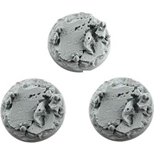 Bases de Miniaturas Duende Setas Bosque Oscuro 50mm - War World Gaming