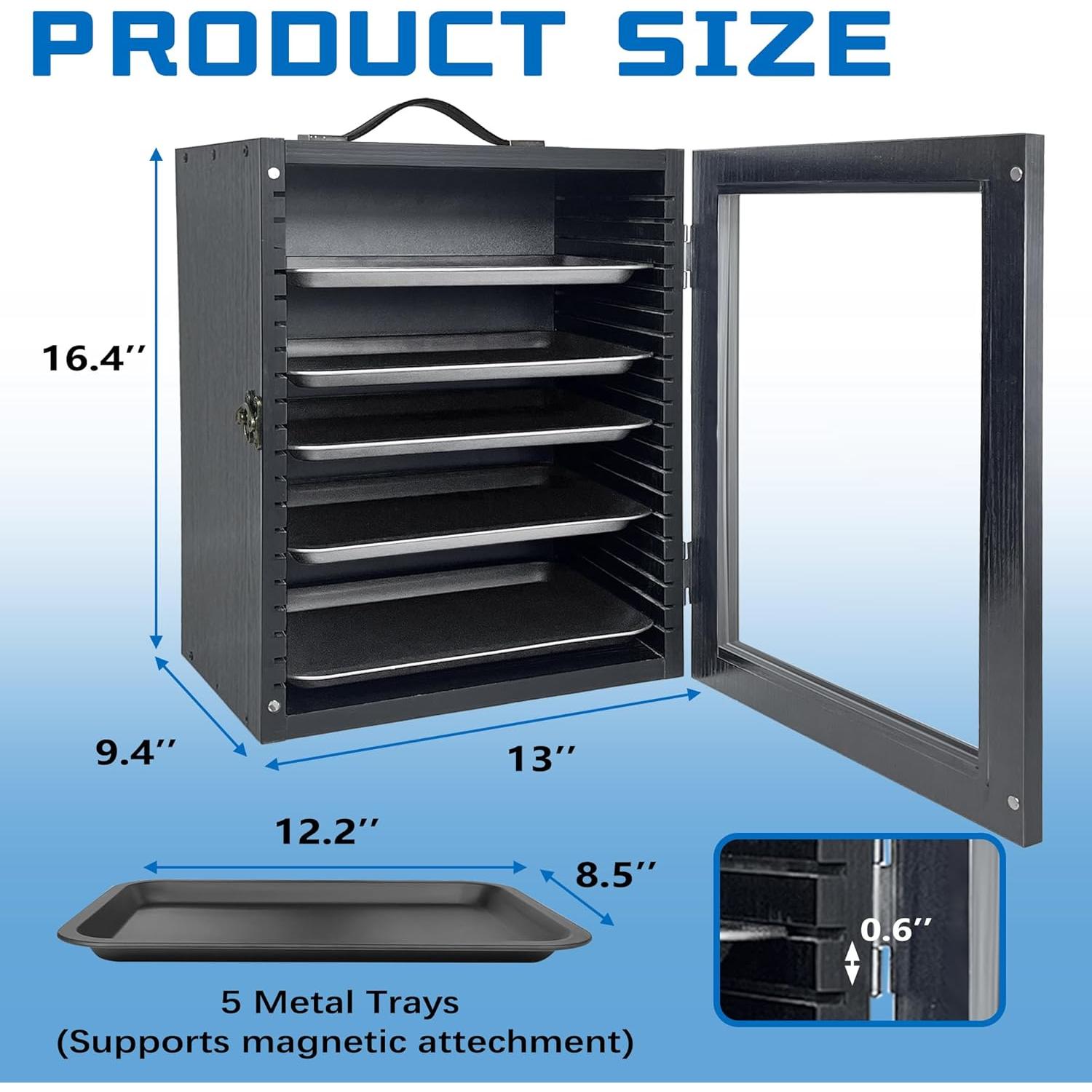 Estuche de Exhibición Miniatura Montex MDC005 con 5 Bandejas