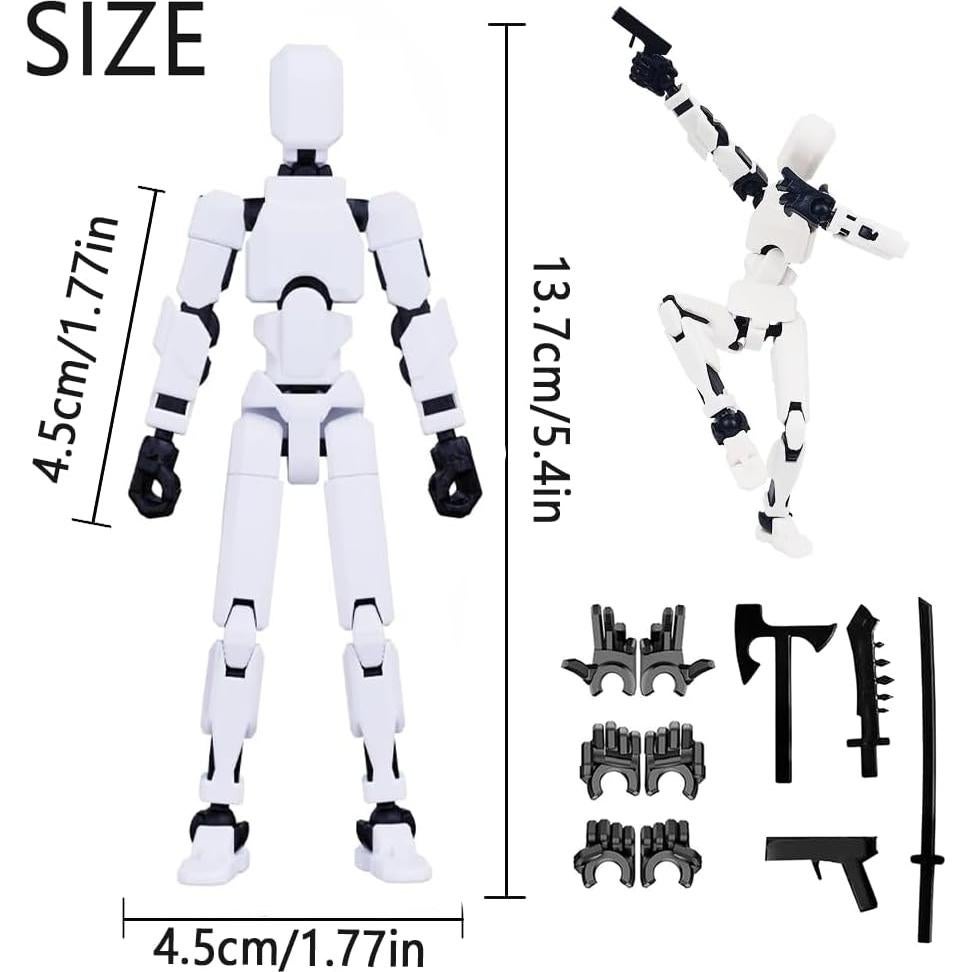 Figura de Acción Titan 13 Multi-Articulada 5 Piezas DANONI