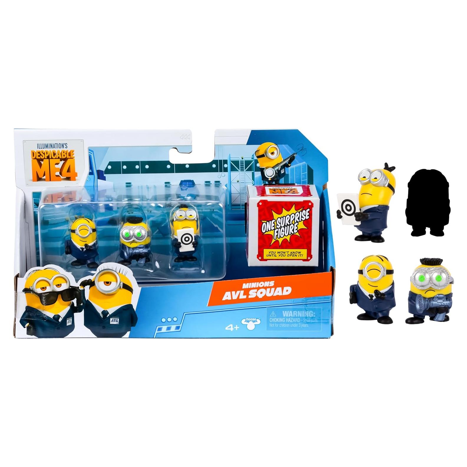 Figuras Coleccionables Minions AVL Squad 4 - 5.08 cm