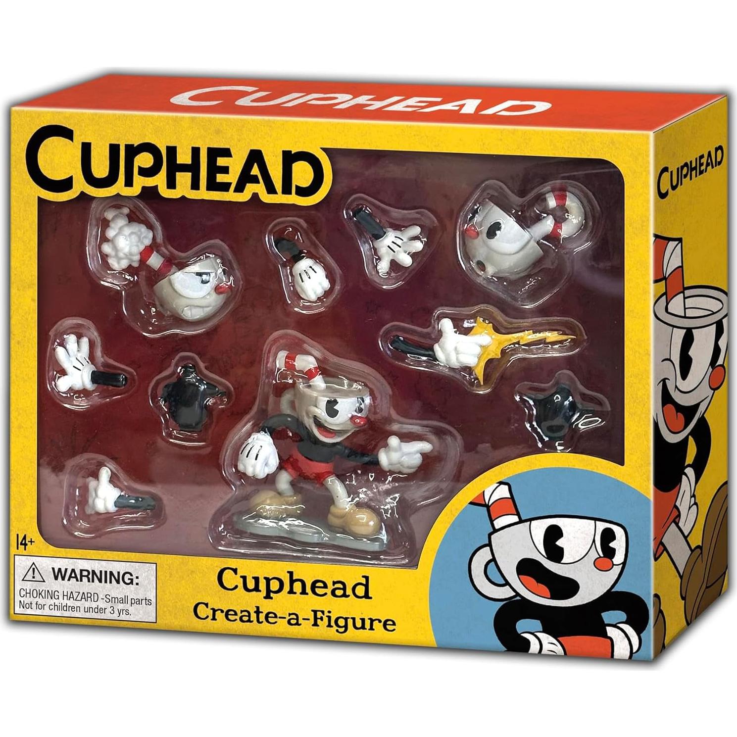 Toynk Mini Figura Crear-Una-Figura Cuphead 7.62 cm Intercambiable