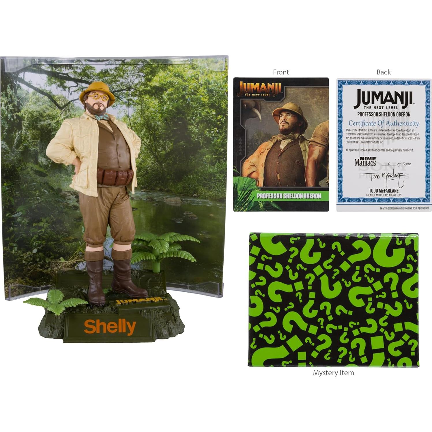 Figura McFarlane Toys Jumanji Sheldon Oberon 15.24 cm
