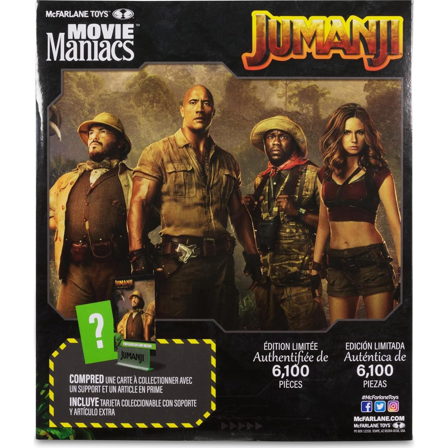 Figura McFarlane Toys Jumanji Sheldon Oberon 15.24 cm