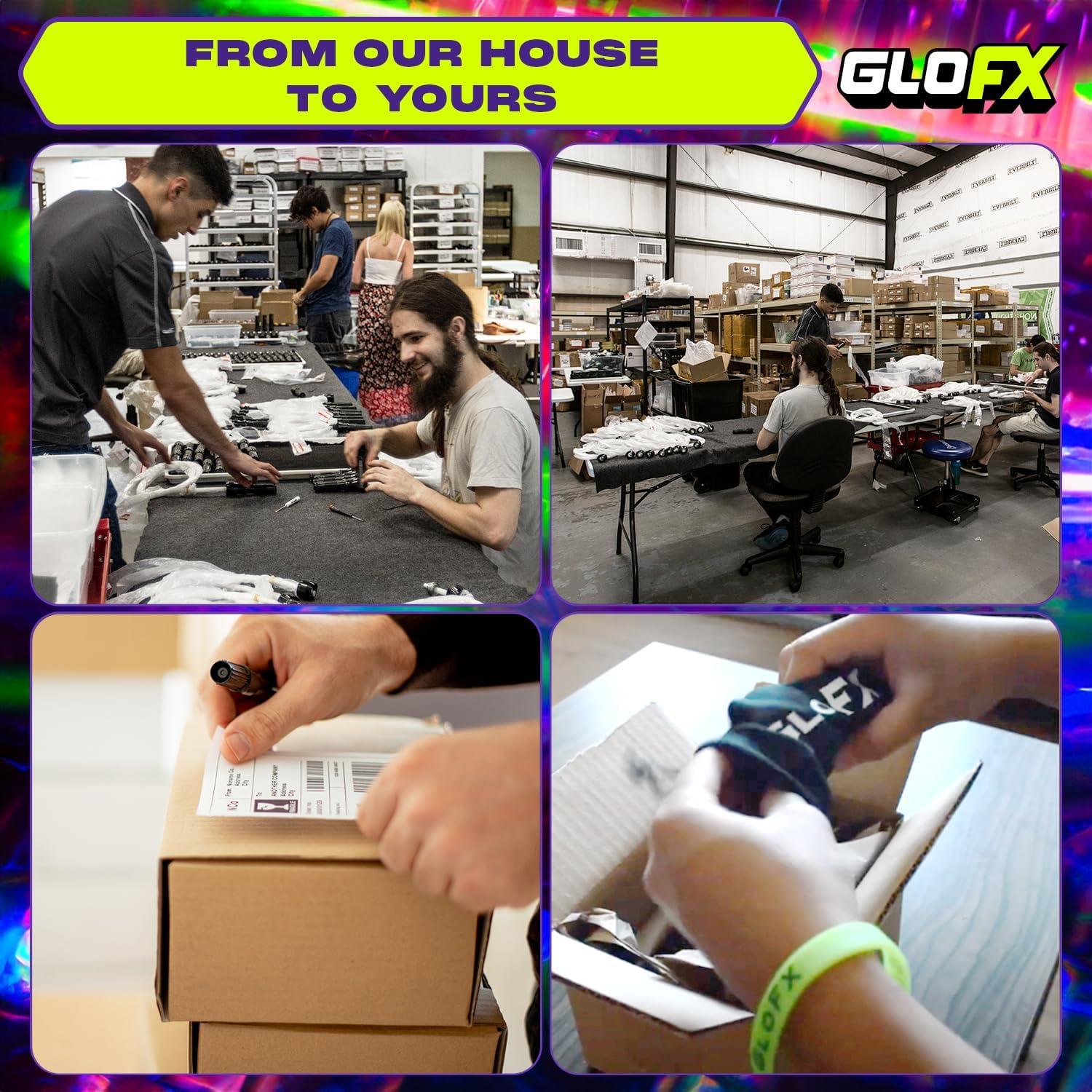 Gafas de Difracción GloFX Estilo Piloto Espejo Azul 3D