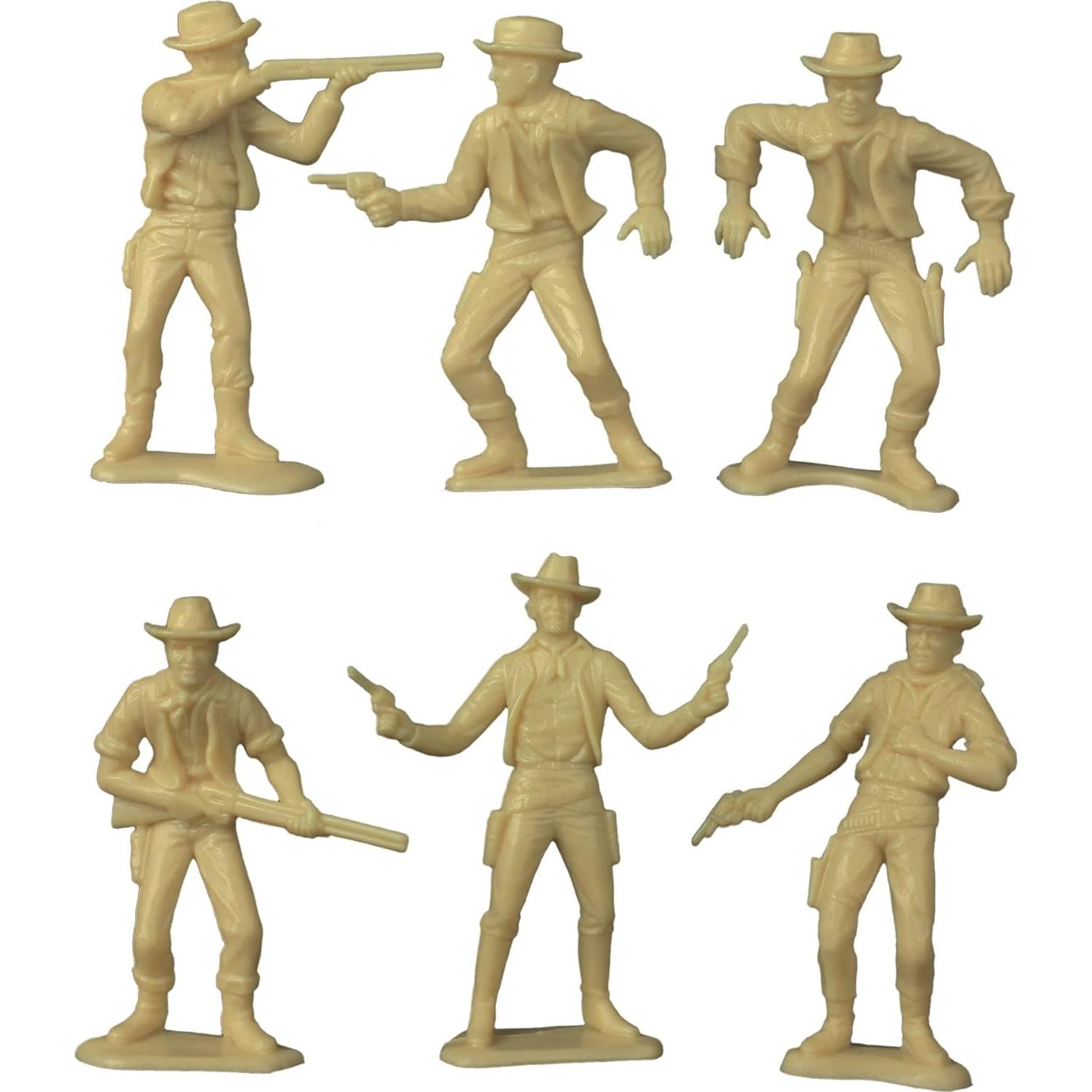 Figuras de Plástico TimMee Vaqueros e Indios - 40 Piezas