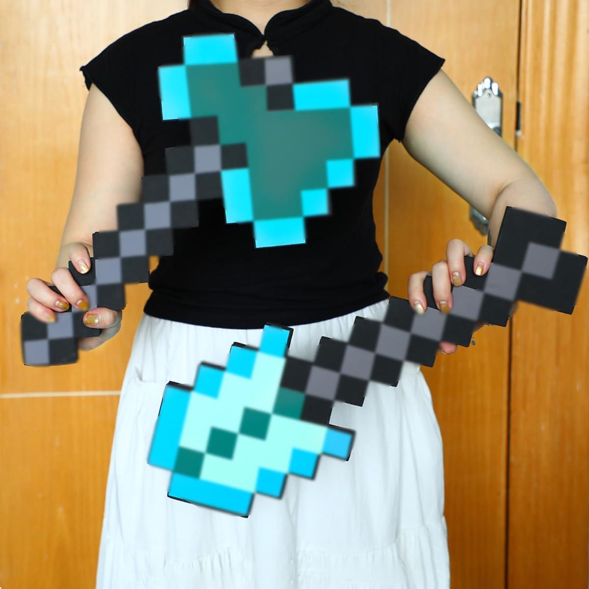 Juguetes de Hacha y Pala de Espuma Dpucle - 45 cm (2pcs)