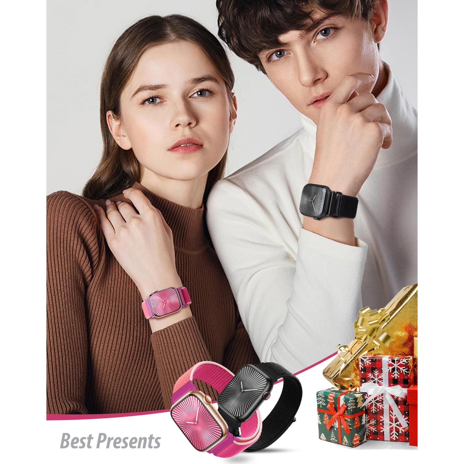 Banda Deportiva de Nailon Sunnywoo para Apple Watch 38-49mm