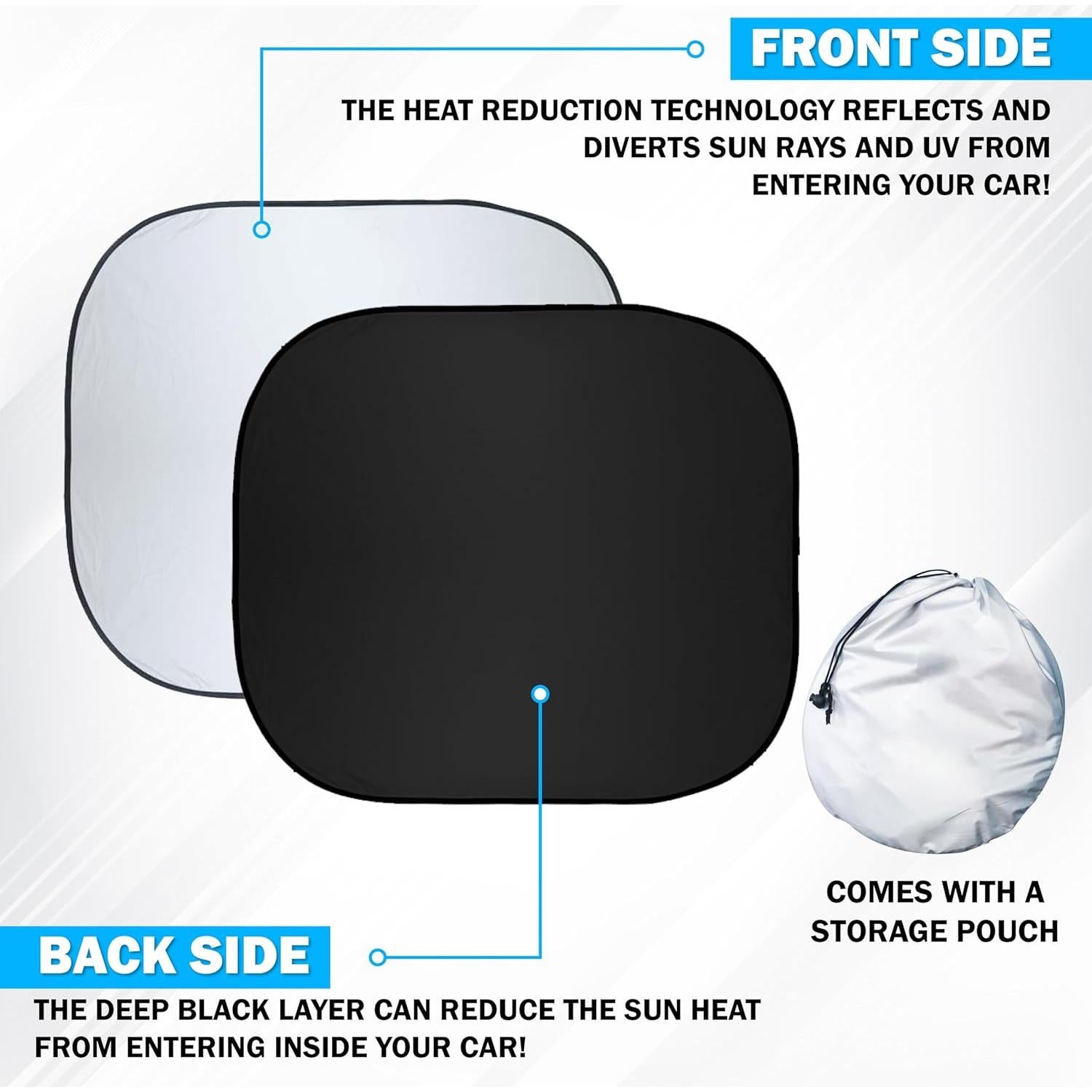 Sombra de Parabrisas Plegable Autovir 2 Piezas 73.7x59.7cm