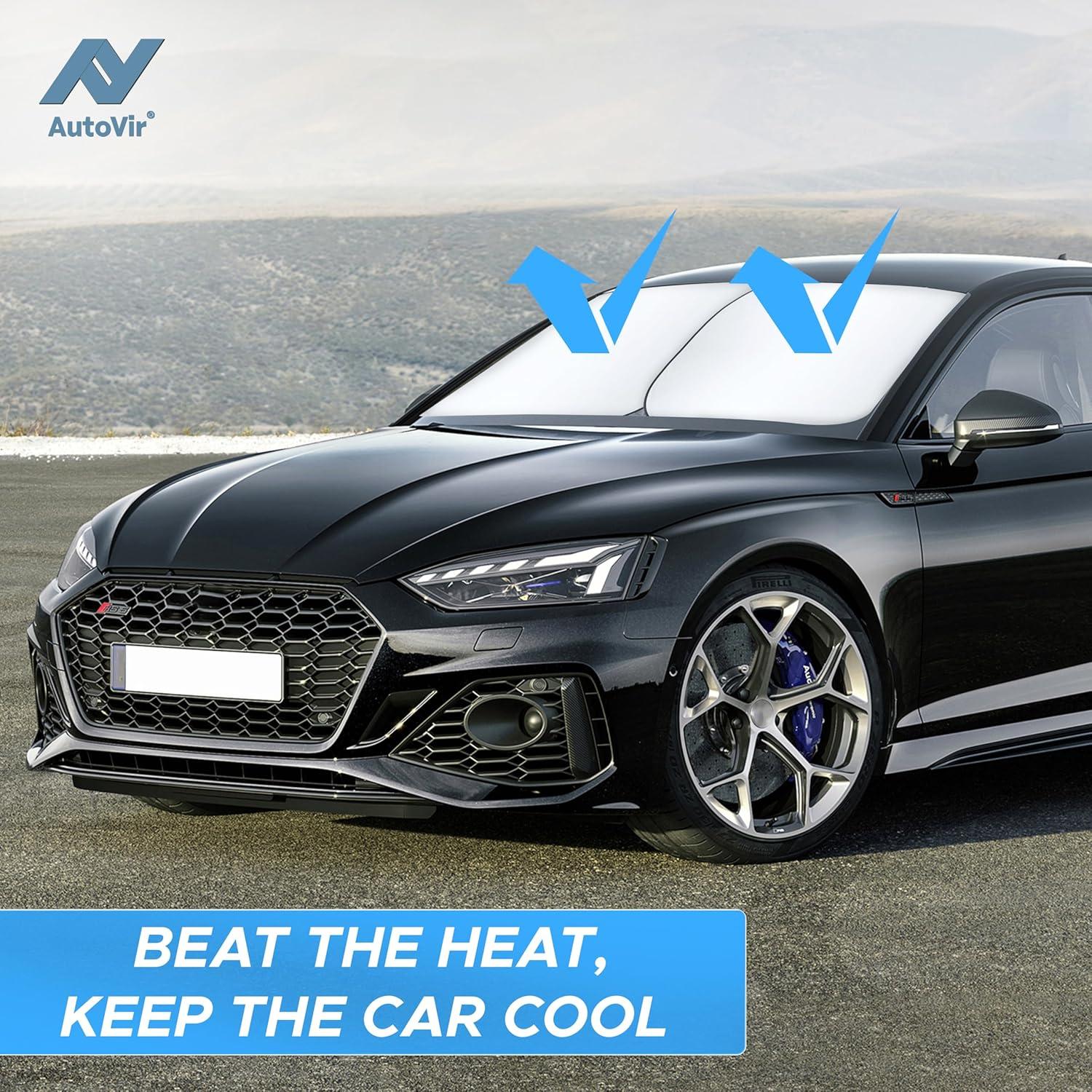 Sombra de Parabrisas Plegable Autovir 2 Piezas 73.7x59.7cm