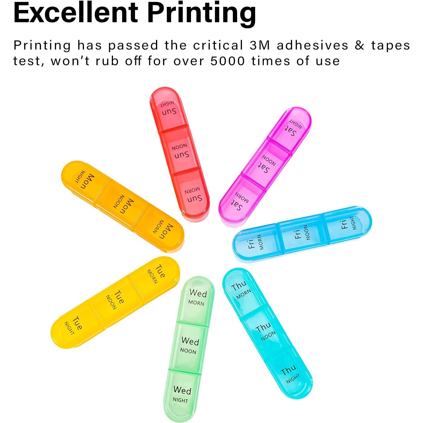 Organizador de Pastillas Daviky 3 Veces al Día 7 Días