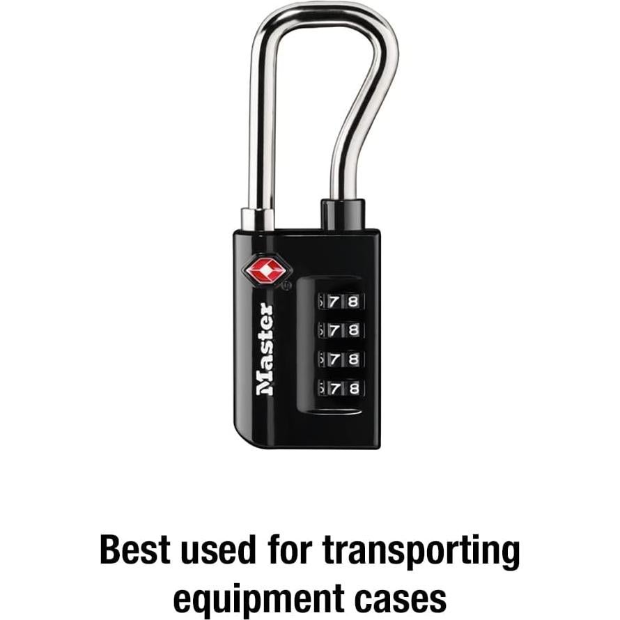 Candado de Equipaje Master Lock 4696D Combinación TSA Negro