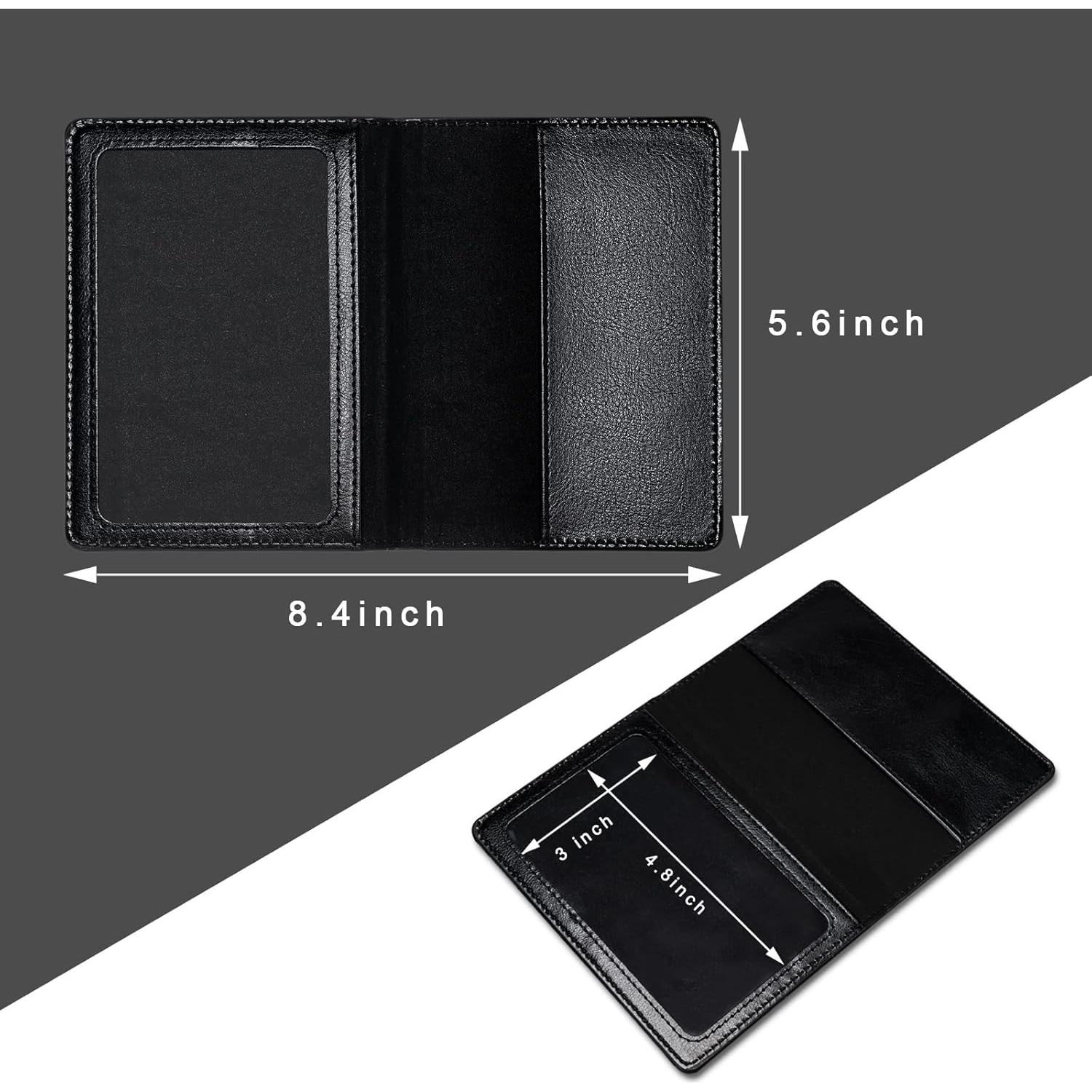 Pack 2 Fundas de Pasaporte PU Honmein Impermeables Unisex