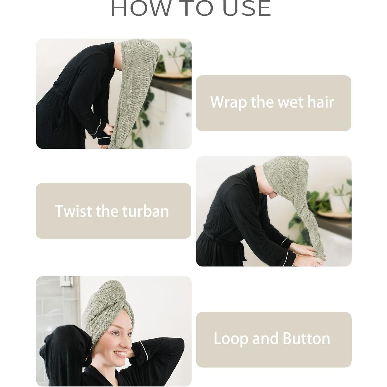 Paquete de 4 Toallas de Microfibra ROLSHOL Extra Grande