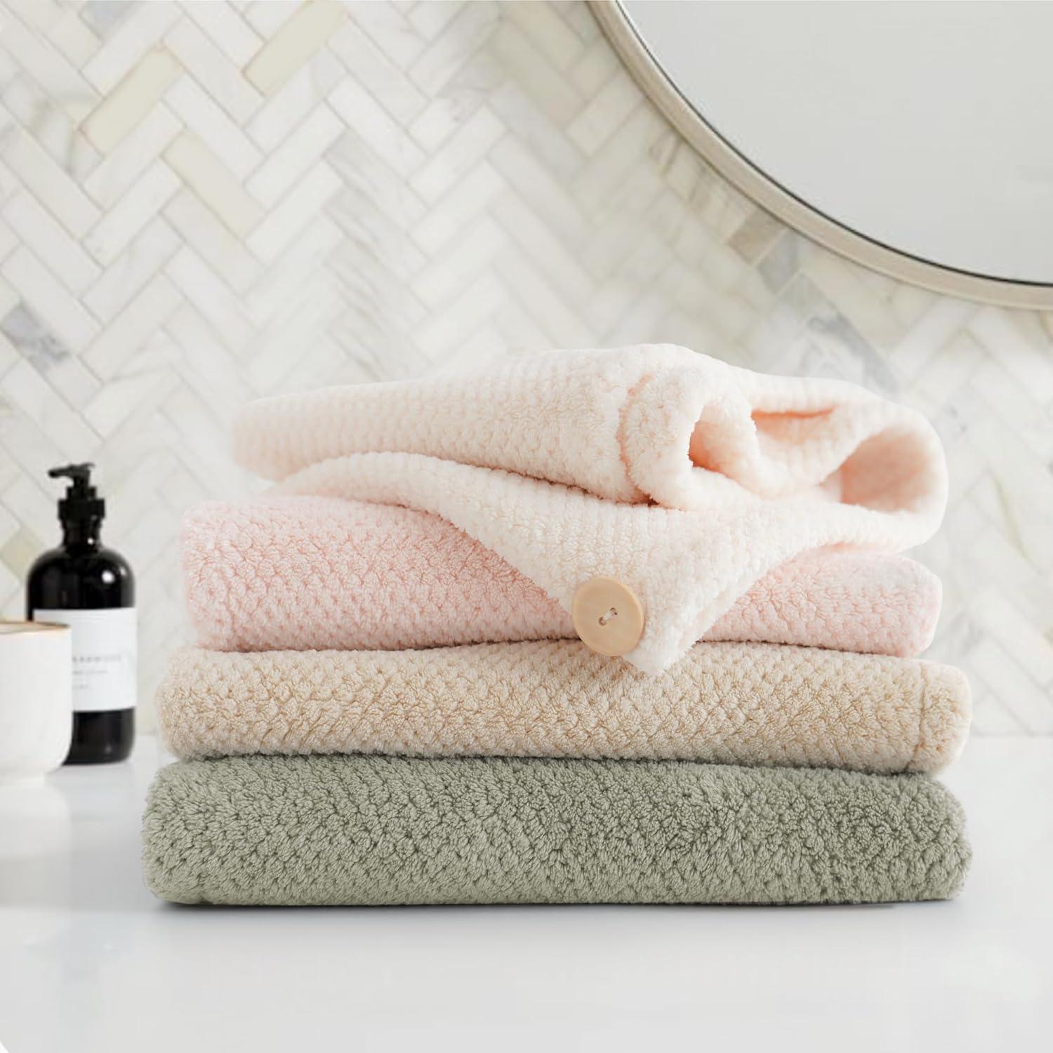 Paquete de 4 Toallas de Microfibra ROLSHOL Extra Grande