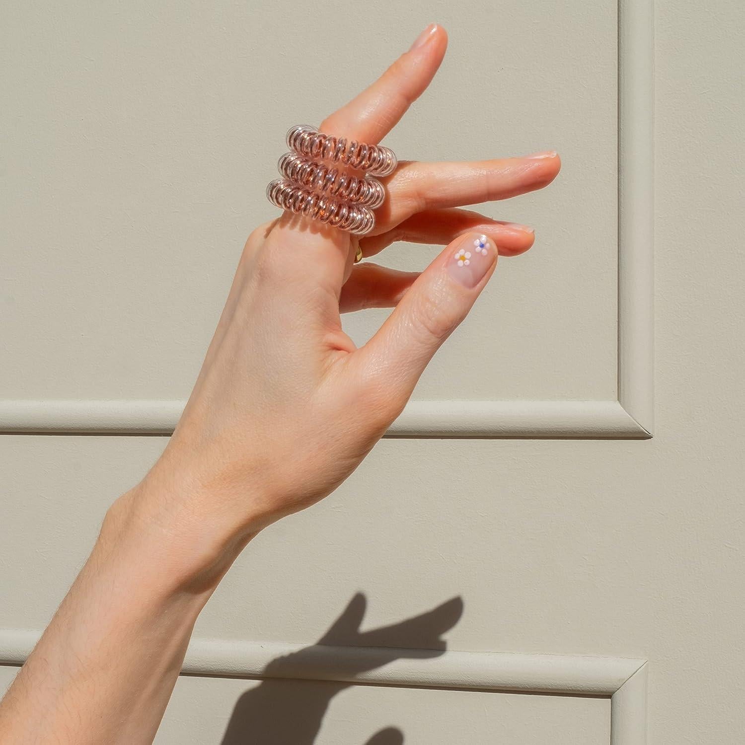 Invisibobble Original - Paquete de 3 Lazos para Cabello Bronce