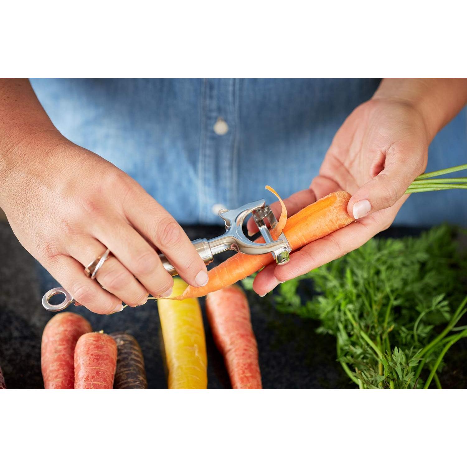 Pelador Giratorio Rösle de Acero Inoxidable 3.81 cm