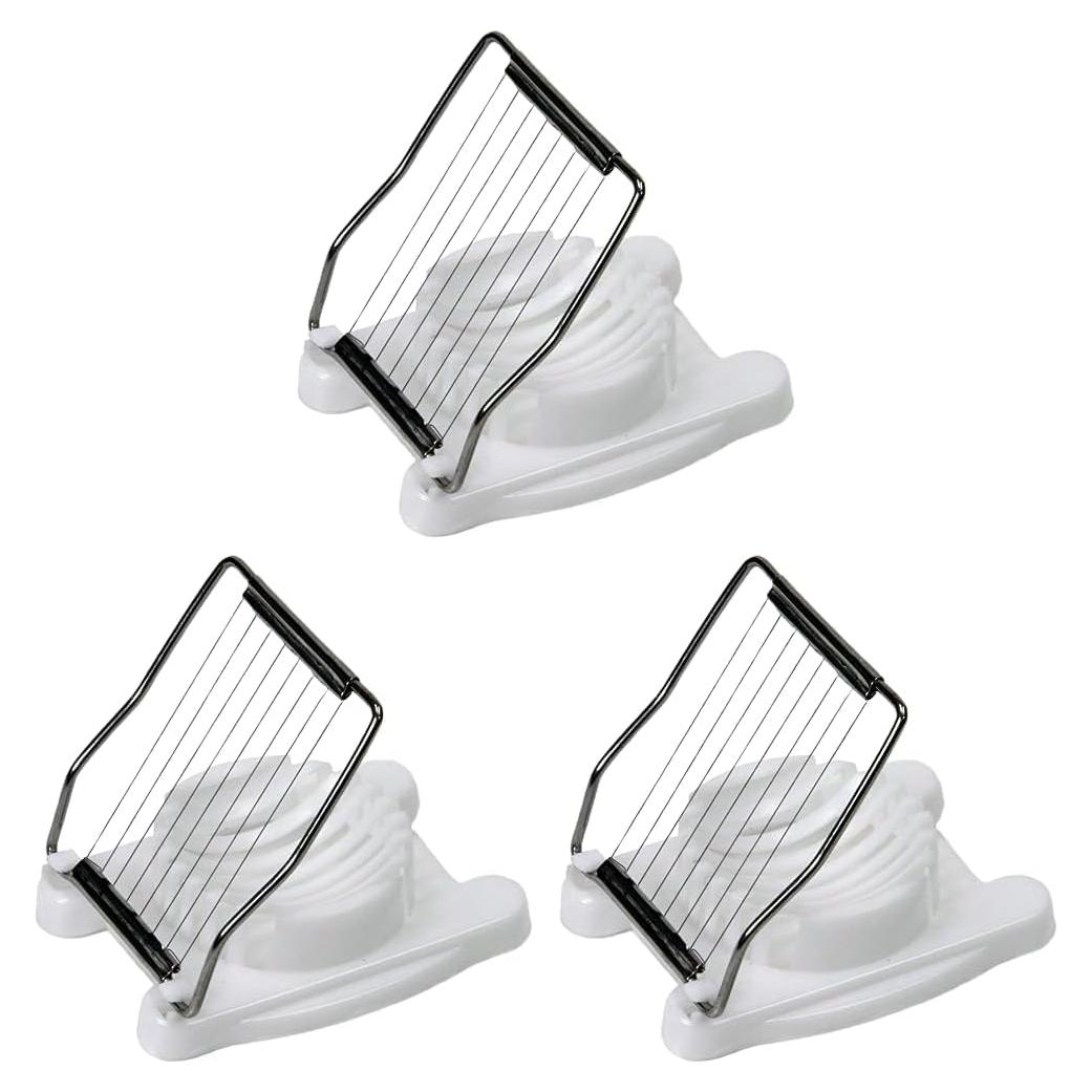 Cortador de Huevos Chef Craft, 10 cm, Acero Inoxidable, Blanco