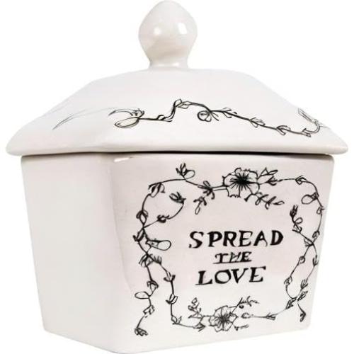 Plato de Mantequilla Creative Co-Op 17.14x10.16cm Vintage