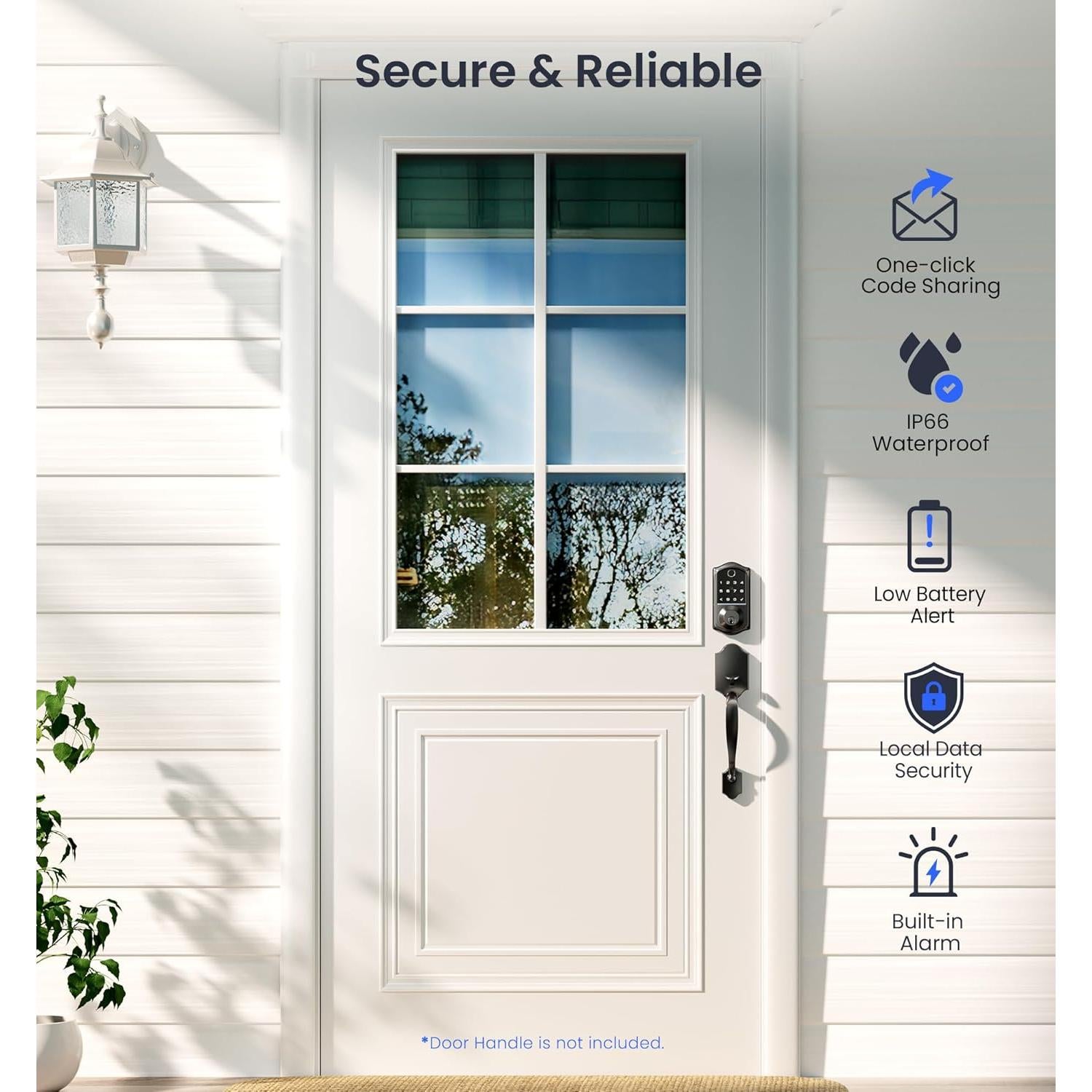 Cerradura Inteligente Veise VE017 con Huella Dactilar y App