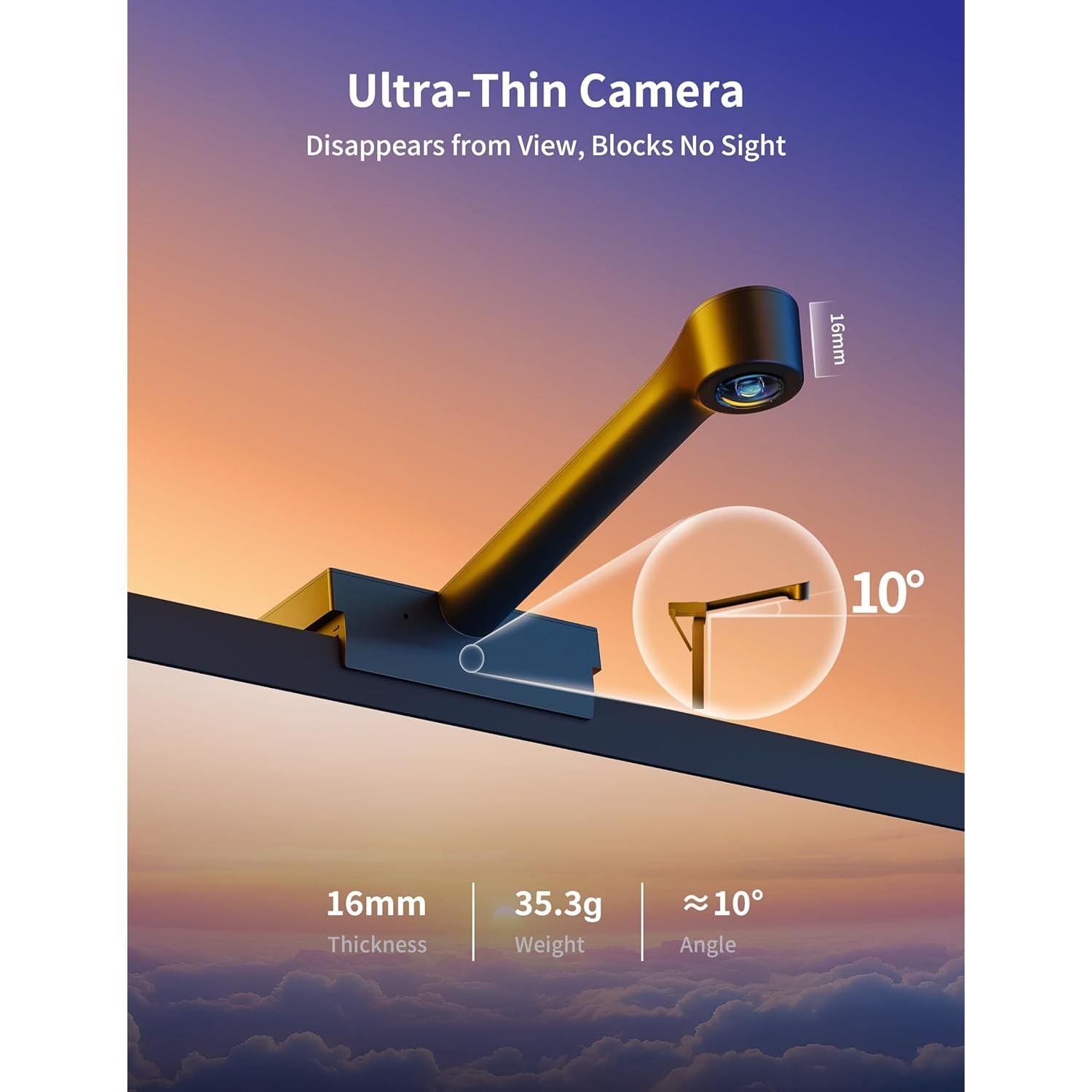 Retroiluminación LED Ailofy 2.4m para TV 40-50" con Cámara