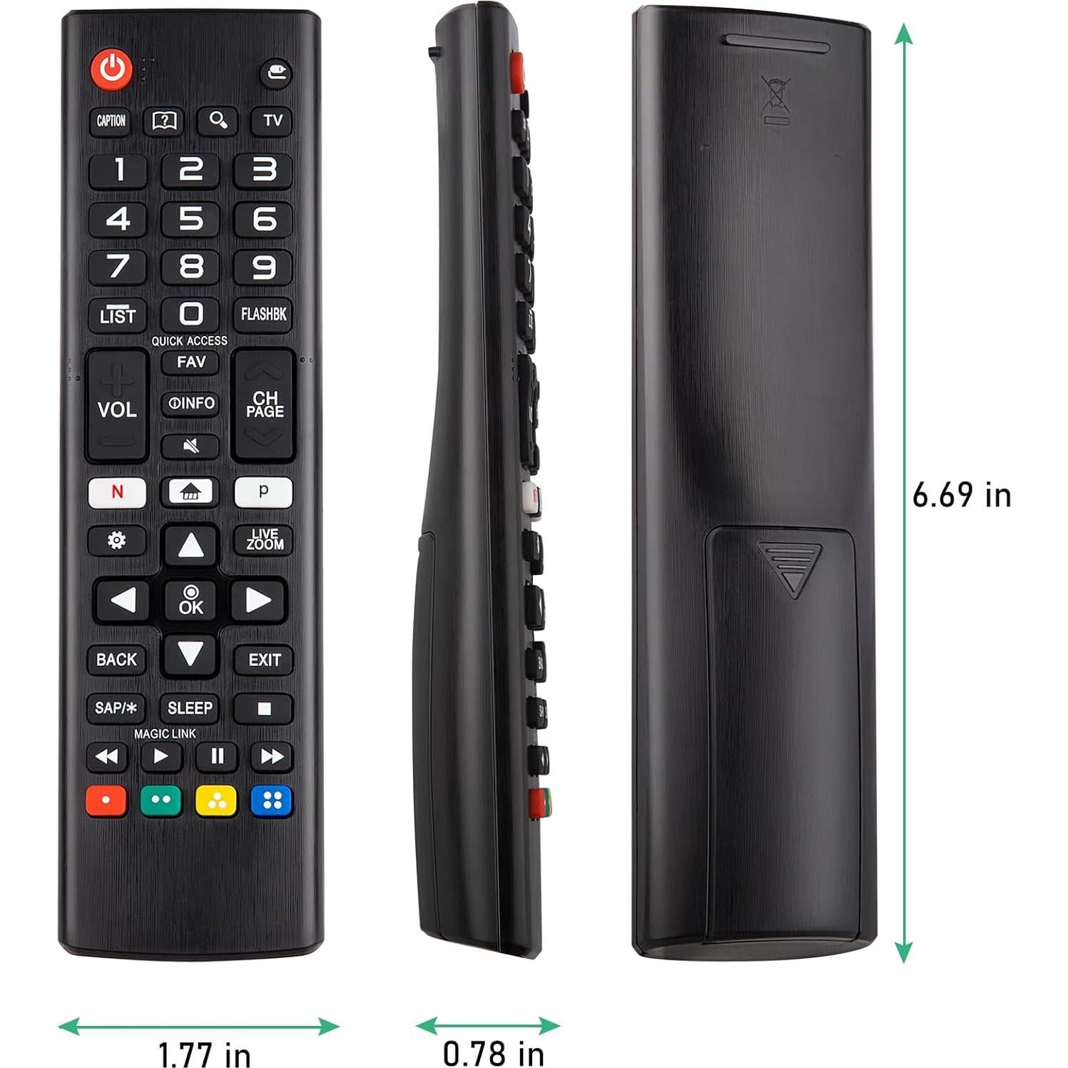 Control Remoto Angrox para LG Smart TV - Modelo AH-5307