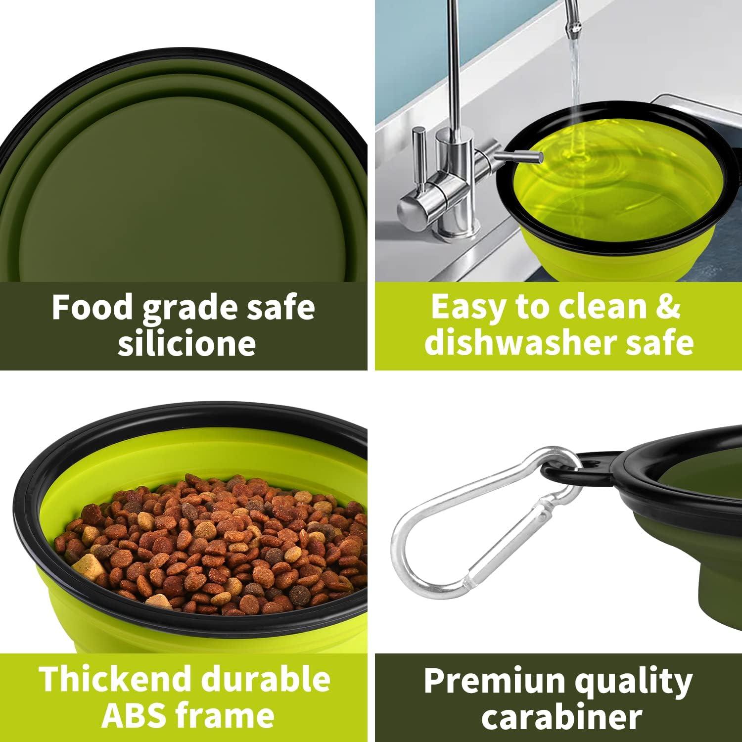 Cuencos Plegables para Perros y Gatos COOYOO - 2 Unidades