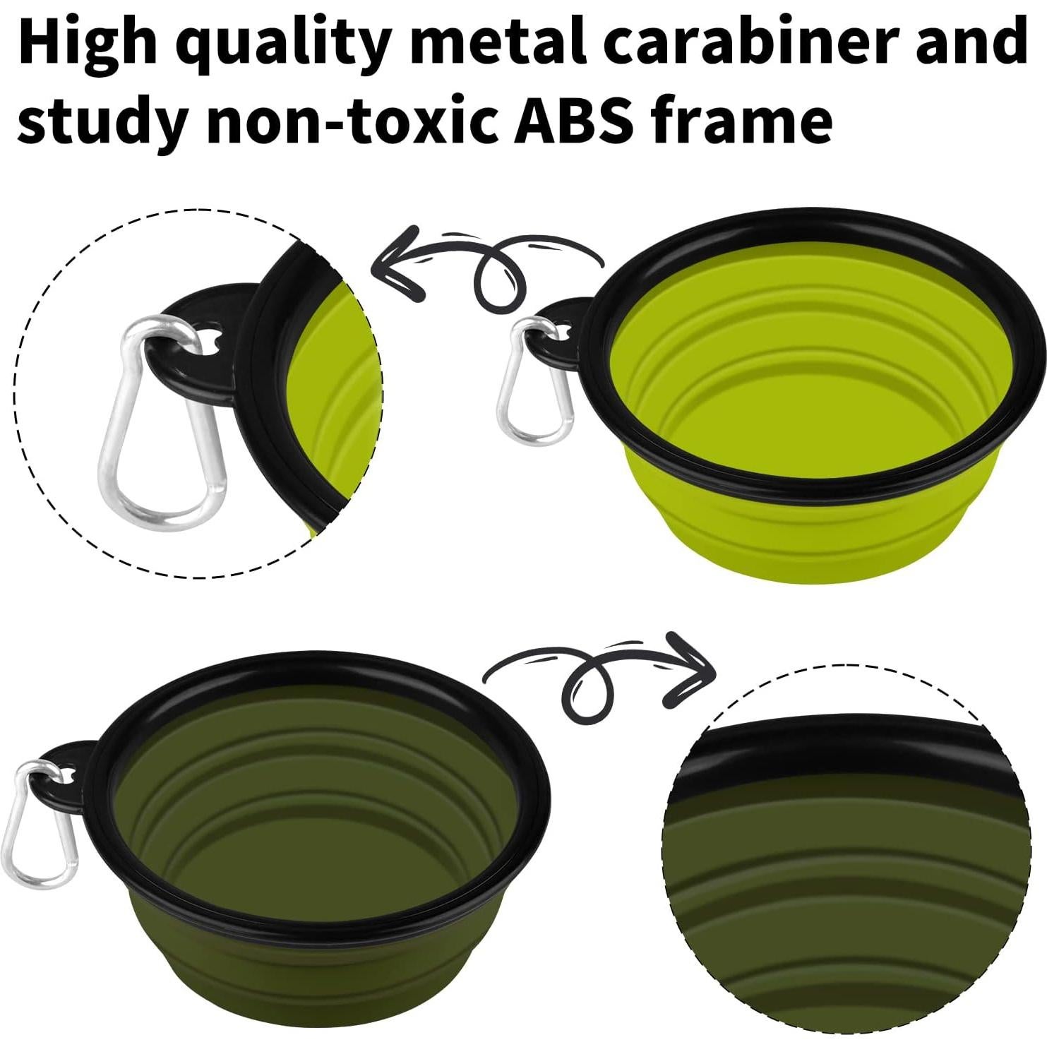 Cuencos Plegables para Perros y Gatos COOYOO - 2 Unidades