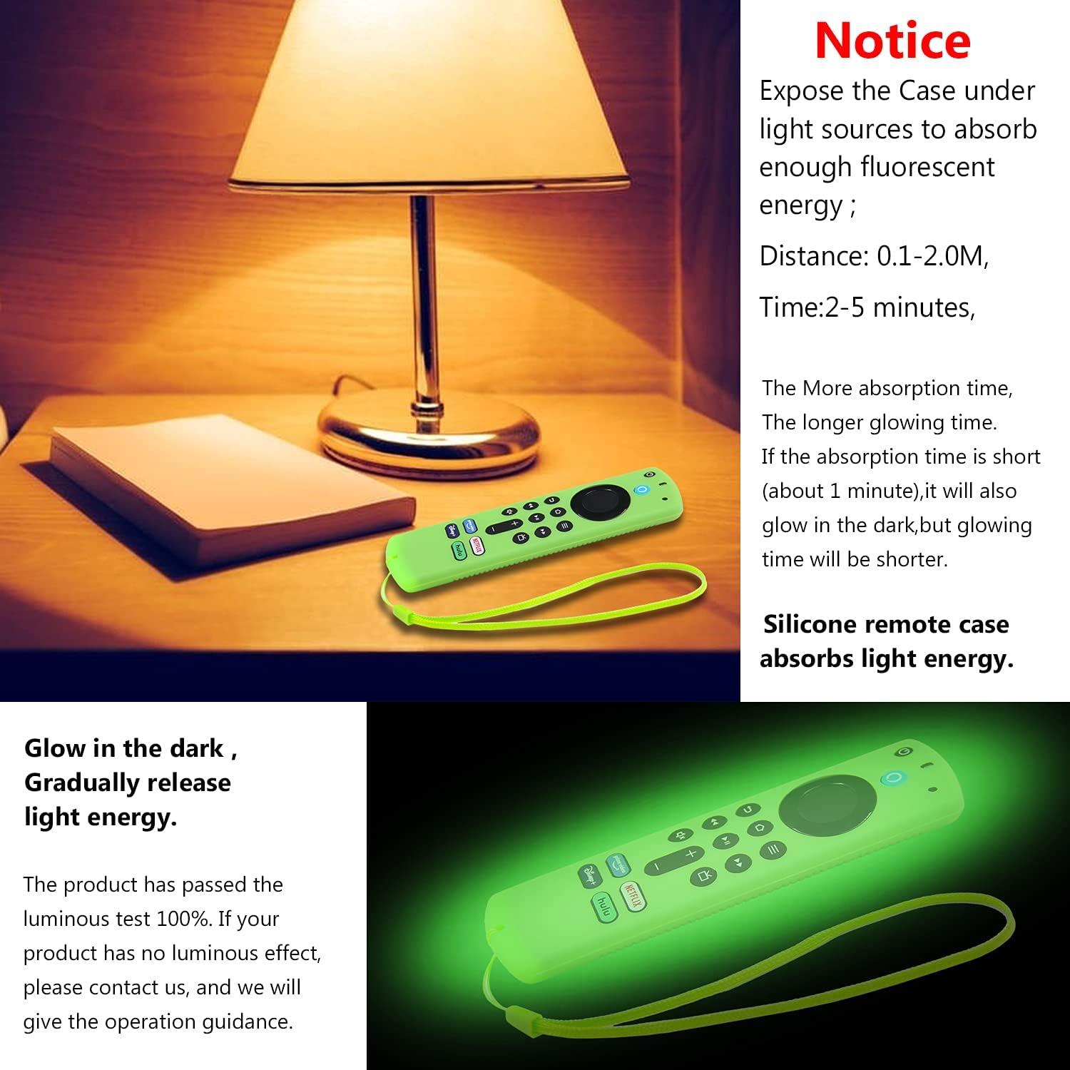 Funda de Silicona Pinowu para Control Remoto Fire TV 3ra Gen