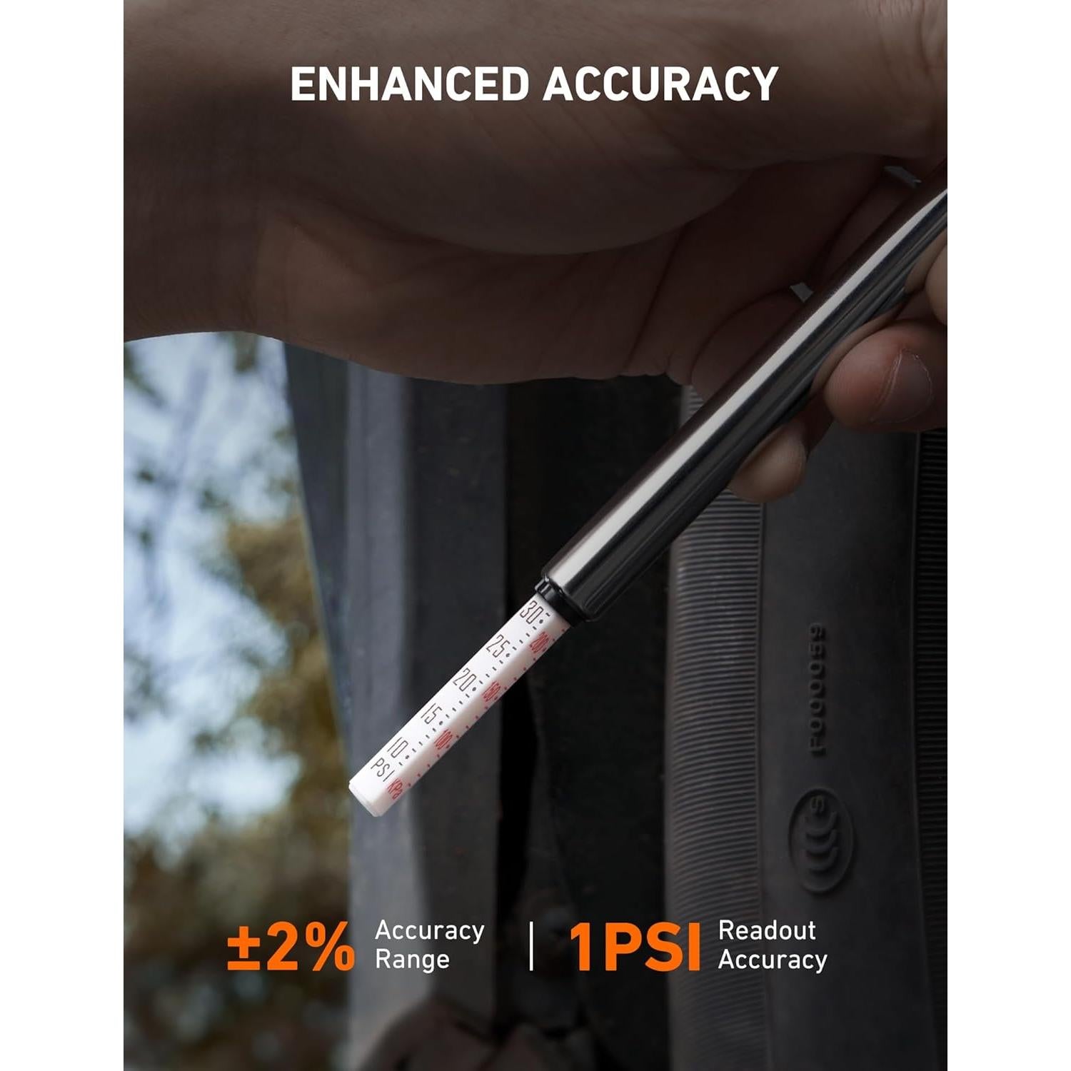 Medidor de Presión de Neumáticos AstroAI 2 Paquetes 10-75 PSI