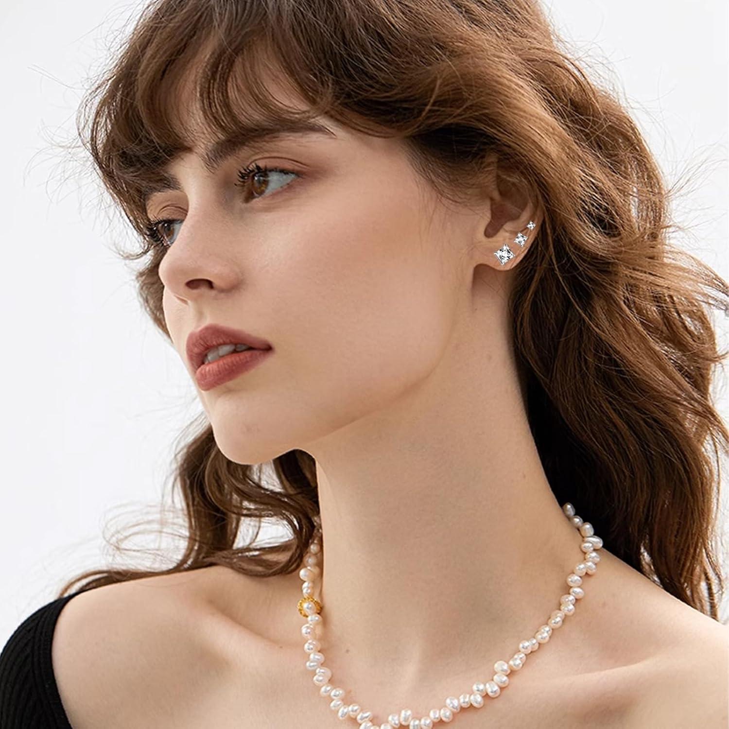 Pendientes Magnéticos Unisex NEWITIN - 10 Pares Acero Inoxidable