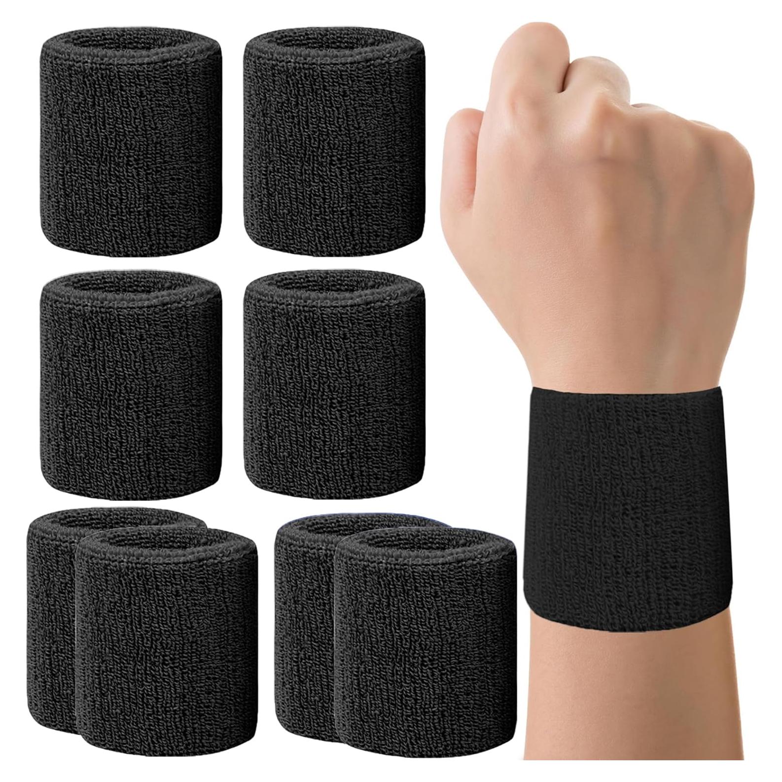 Paquete de 8 muñequeras absorbentes IMAGERIO para deportes