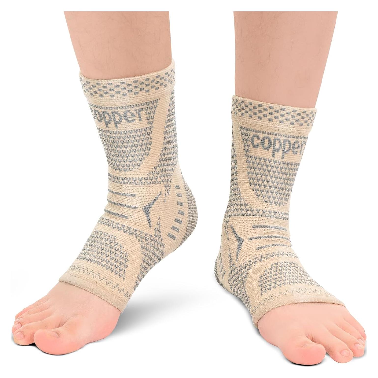 Faja de Tobillo INDEEMAX Infundida con Cobre - Compresión S