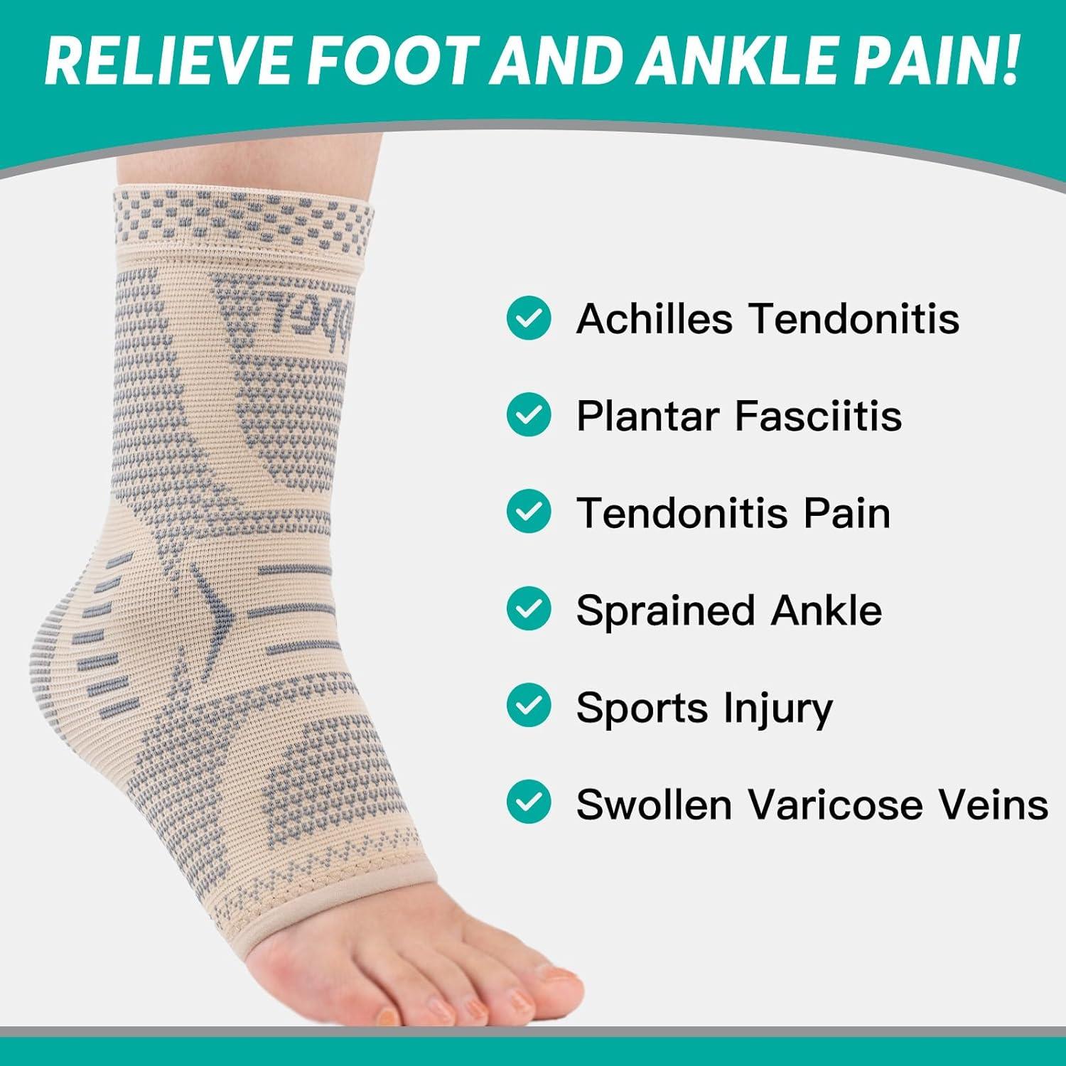 Faja de Tobillo INDEEMAX Infundida con Cobre - Compresión S