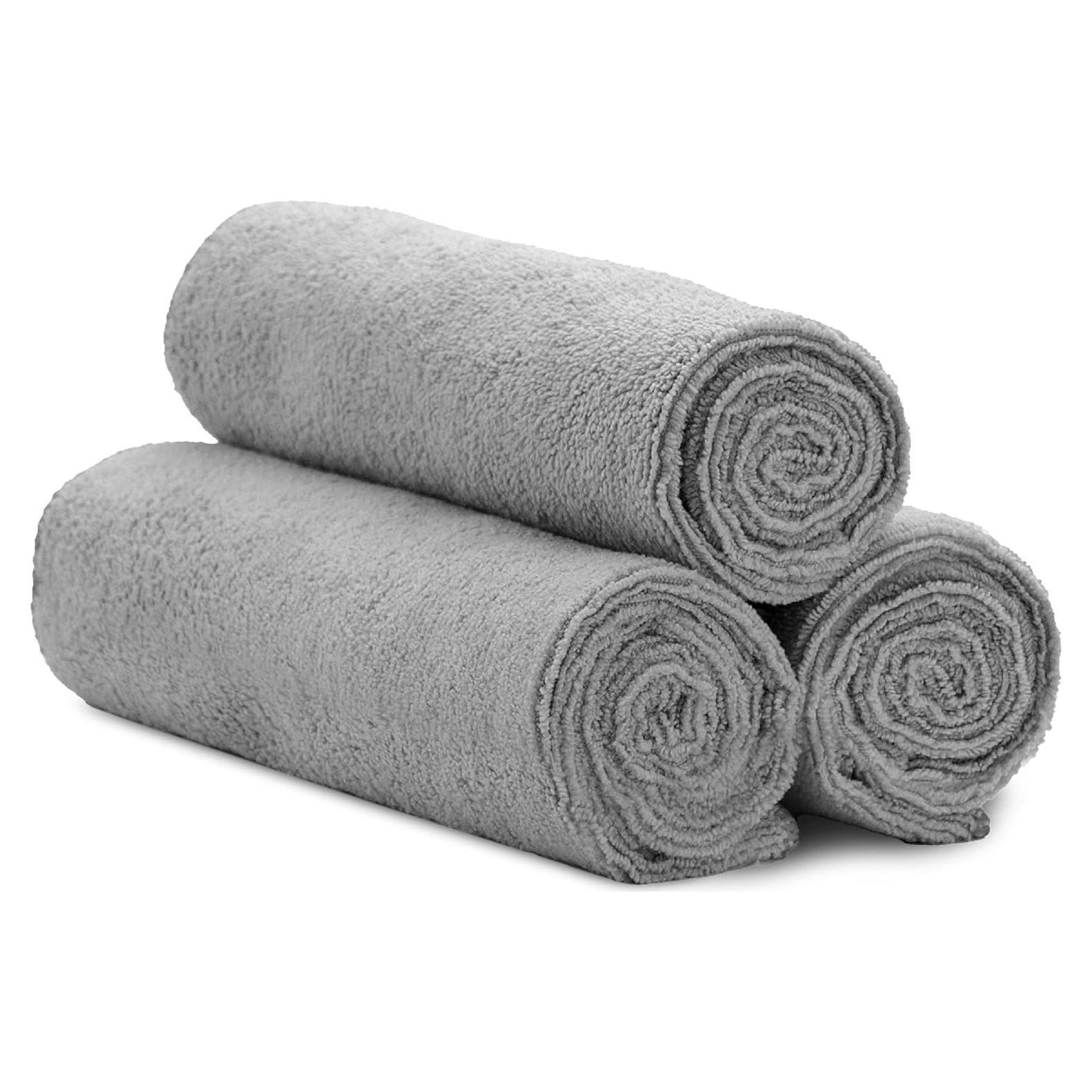 Toallas de Microfibra S&T INC. para Gimnasio y Yoga - 3 Piezas