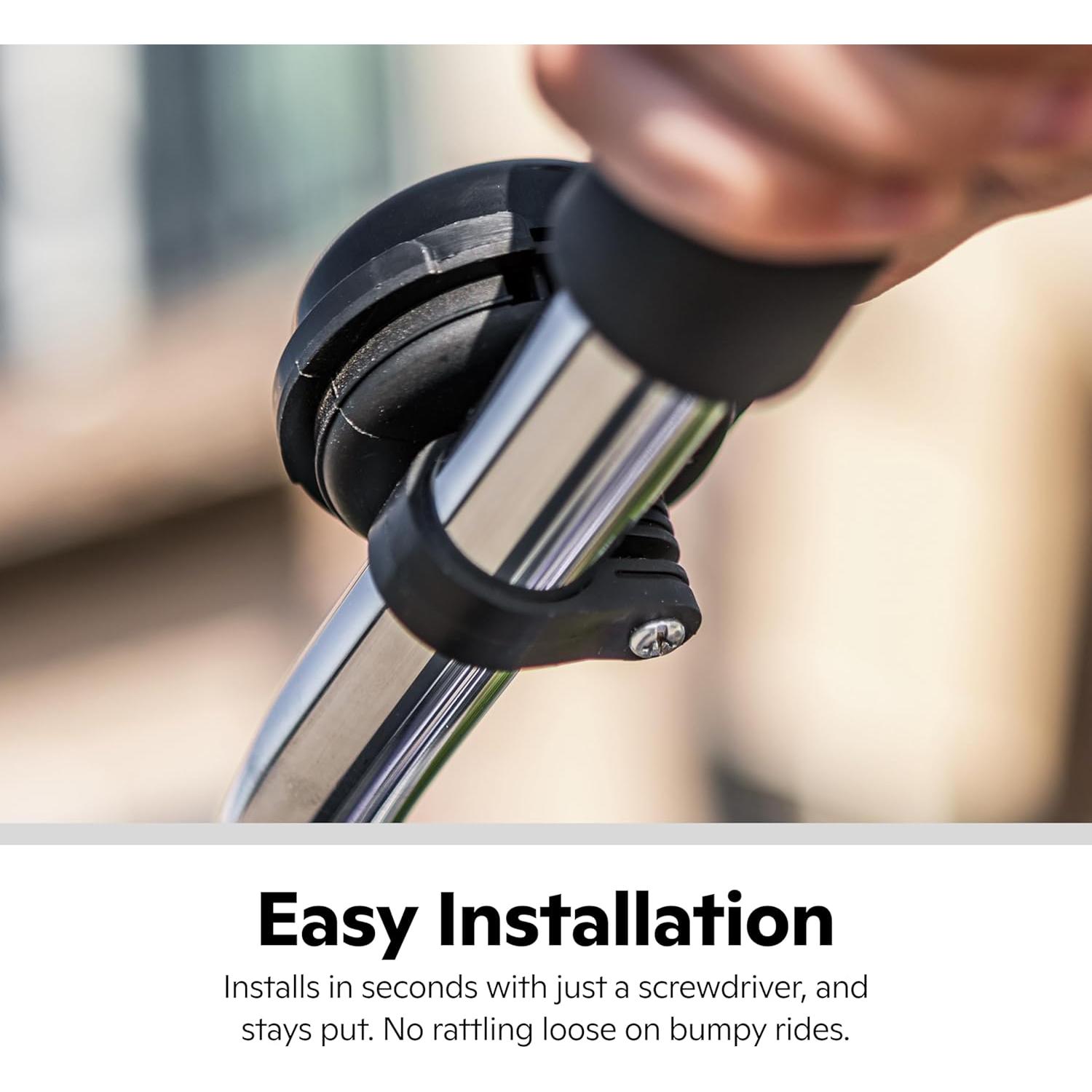 Campana de Bicicleta Schwinn Negra Clásica, Sonido Fuerte, Fácil Instalación